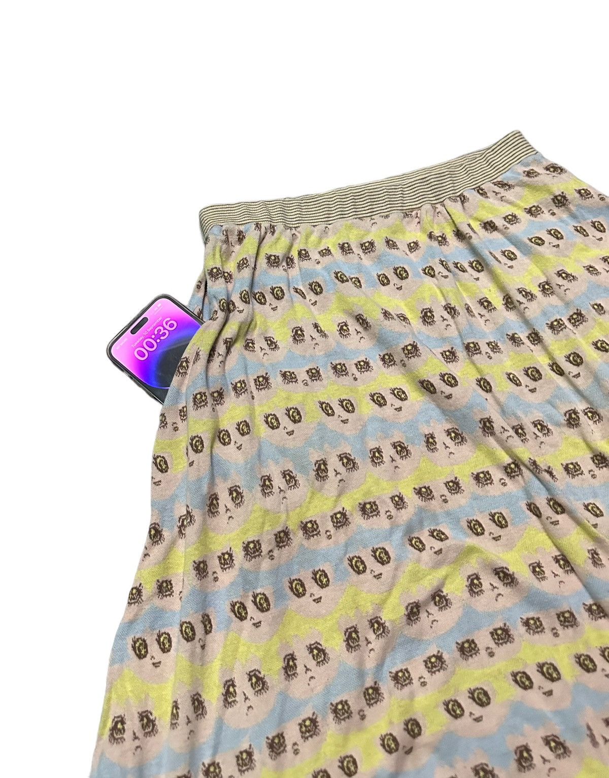 Designer Ne-net Sparkling Mega Jacquard Skirt Size 28" / US 6 / IT 42 - 5 Thumbnail