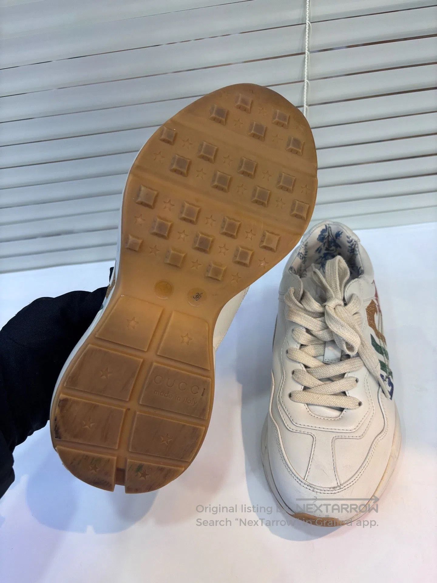 Gucci Gucci Classic Rainbow Logo Dad Shoes. Size US 5 / IT 35 - 3 Thumbnail