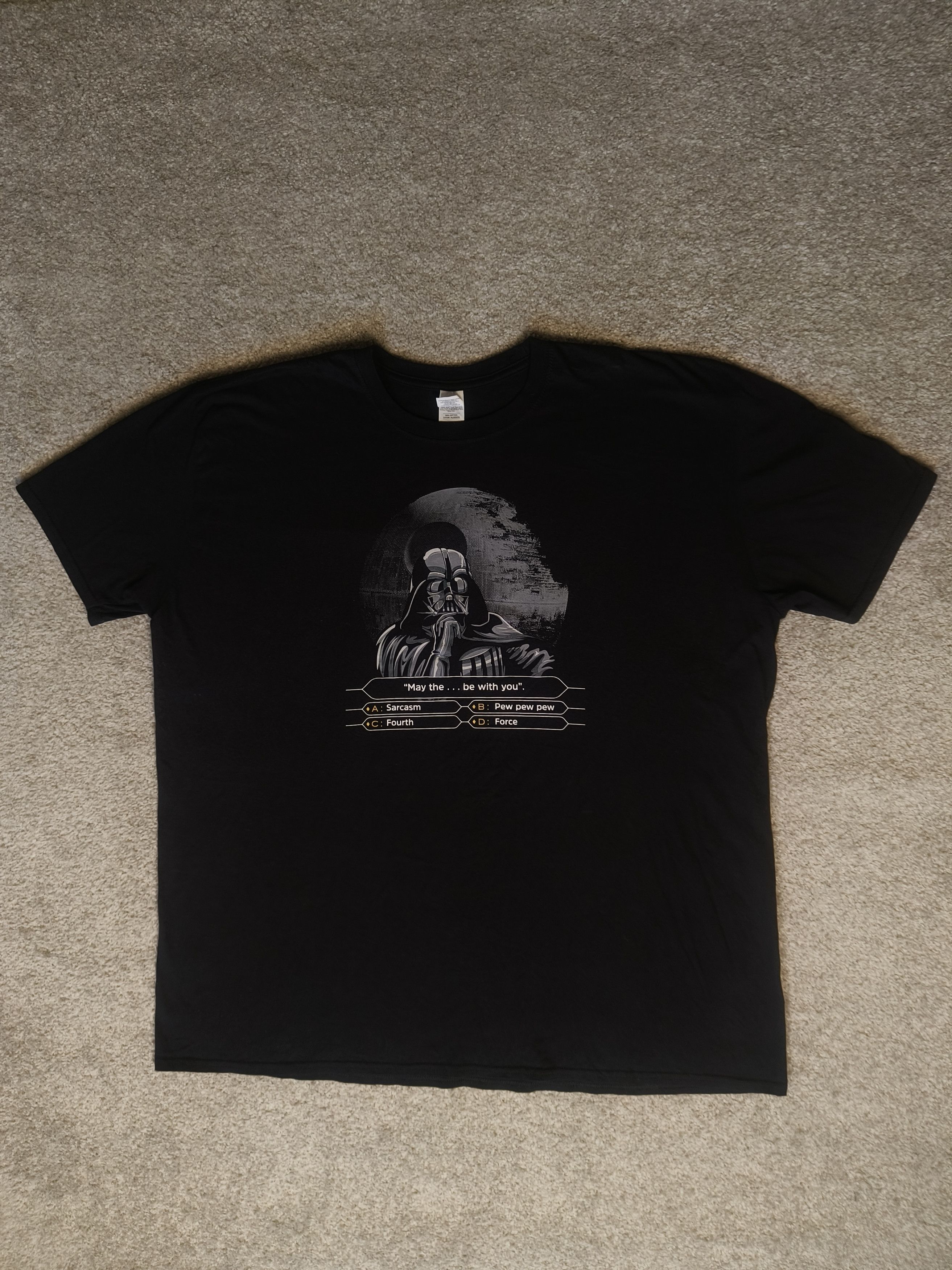 Gildan Gildan Vintage Star Wars Darth Vader Parody T-Shirt Size US XXL / EU 58 / 5 - 1 Thumbnail