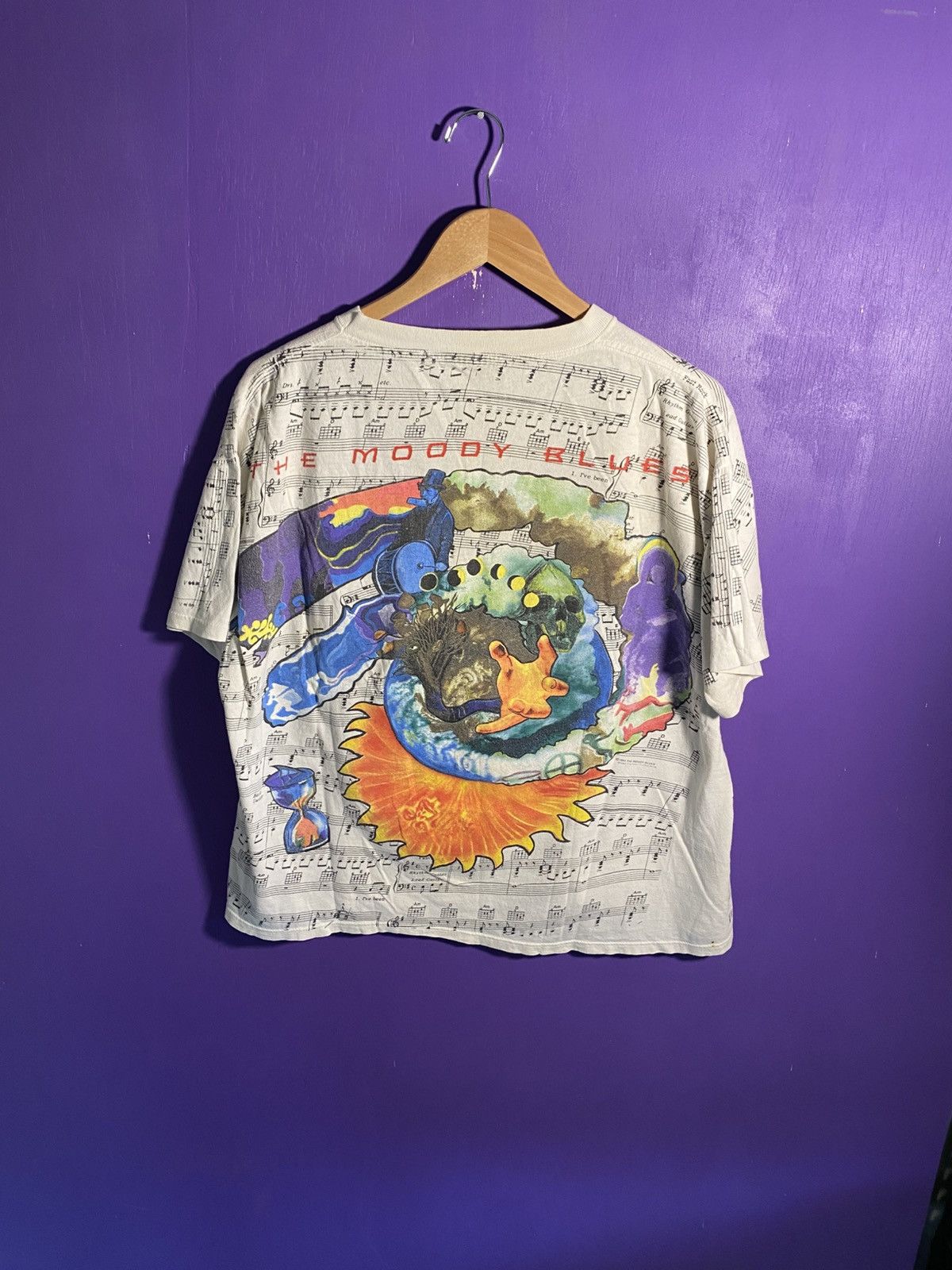 Band Tees Vintage 1993 The Moody blues AOP tour tee Size US L / EU 52-54 / 3 - 2 Thumbnail