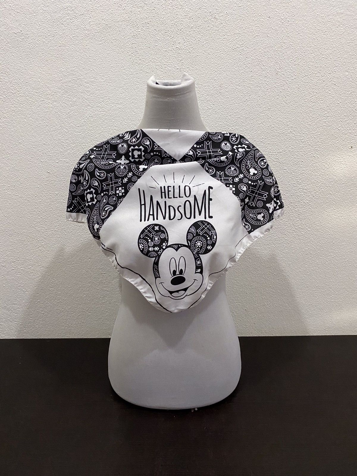 Disney × Mickey Mouse Disney Mickey Mouse Big Logo Scarf/Handkerchief /Neckerchief Size ONE SIZE - 2 Thumbnail