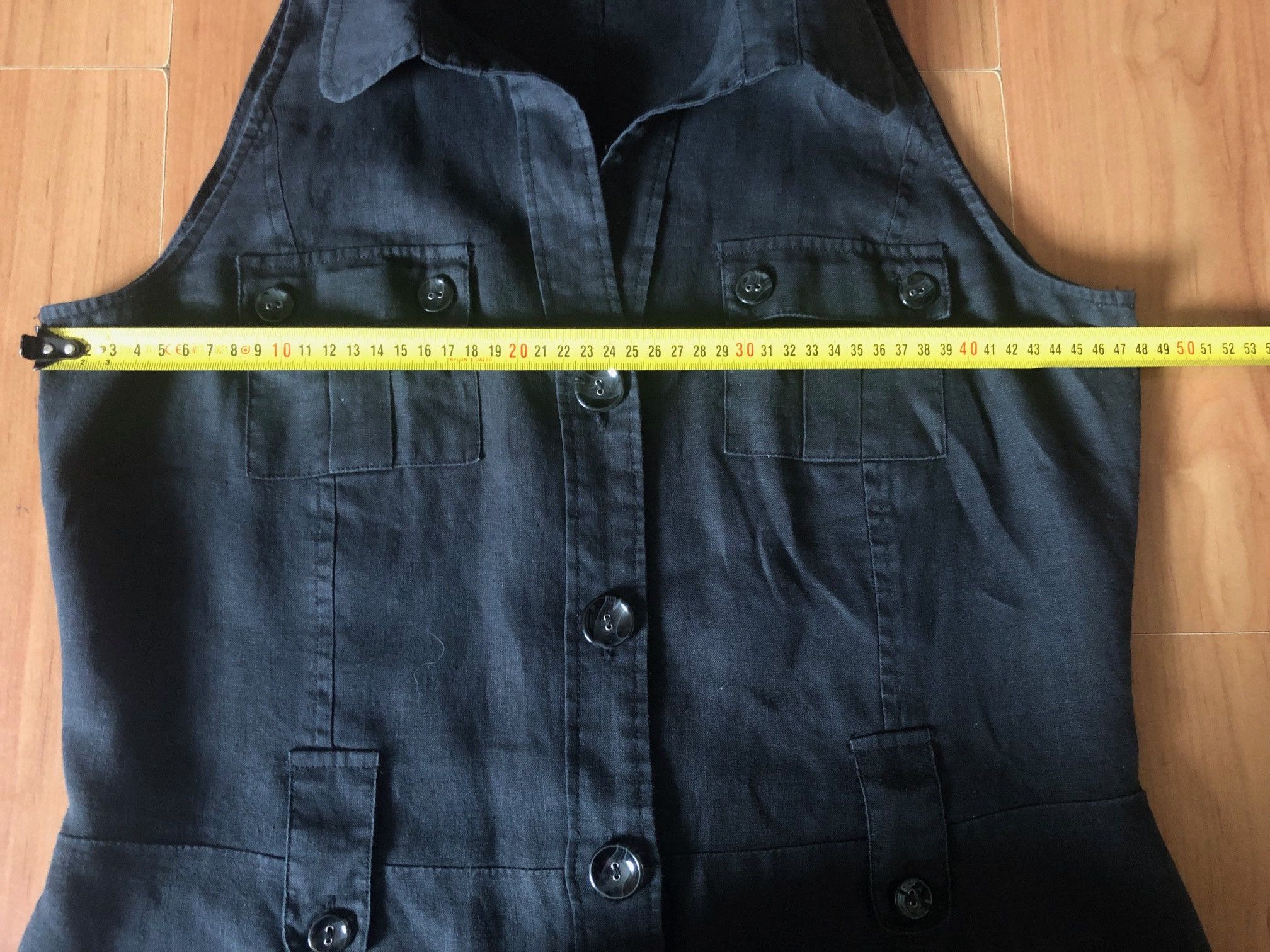 Other CAMAIEU black linen shirt dress size 46 Size XL / US 12-14 / IT 48-50 - 6 Thumbnail