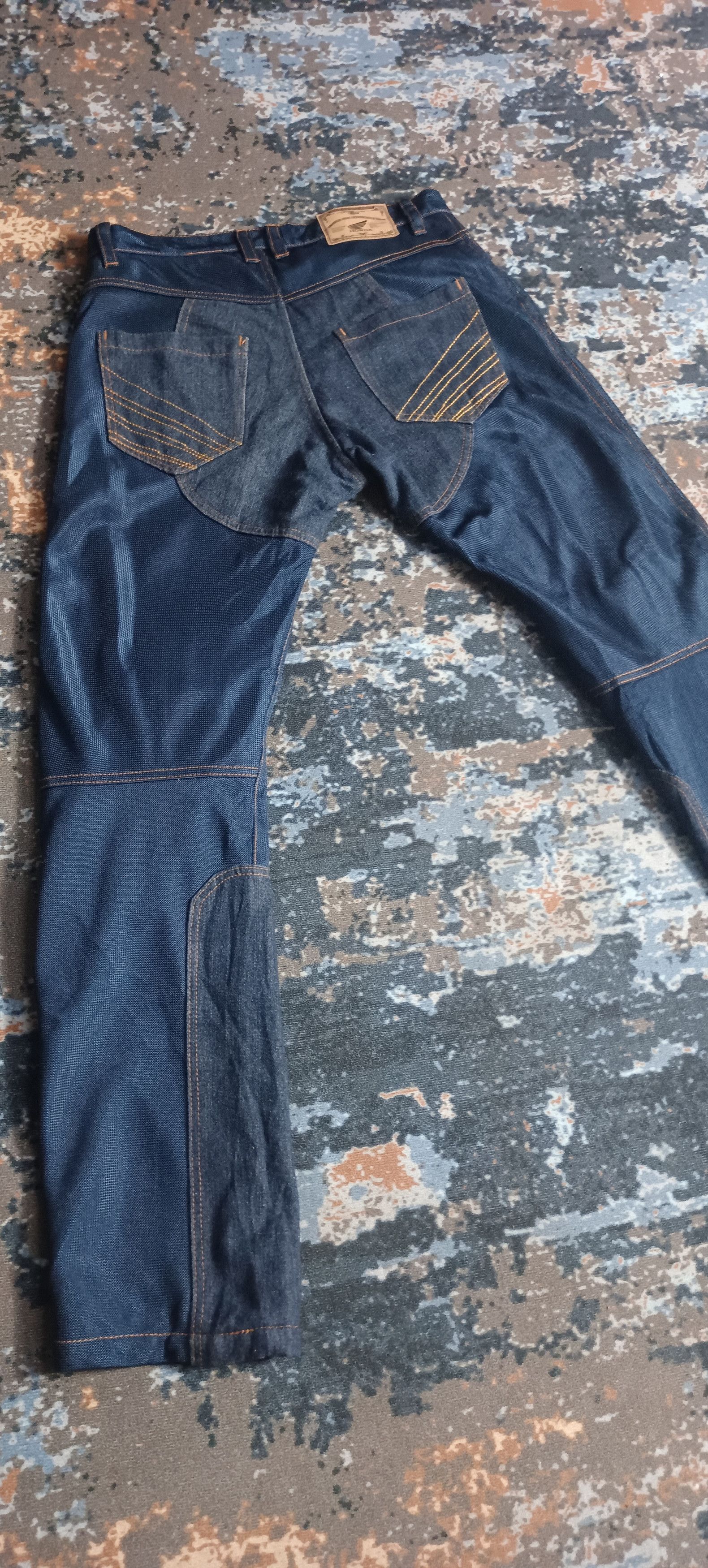 Honda × Japanese Brand × Vintage Honda Mesh Denim Style Pants OSYEX - X23 Size US 32 / EU 48 - 4 Thumbnail