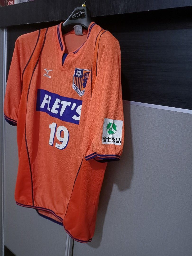 Mizuno Omiya Ardija 2004 Mizuno Home Jersey – #19 Retro Size US XL / EU 56 / 4 - 4 Thumbnail