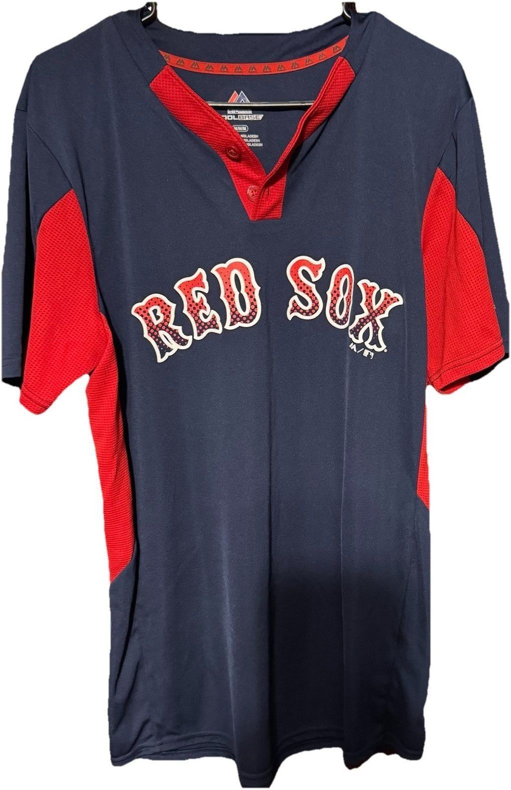 Majestic Boston Red Sox Majestic Vintage Jersey Men's Size M Red/Blue Size US M / EU 48-50 / 2 - 1 Thumbnail