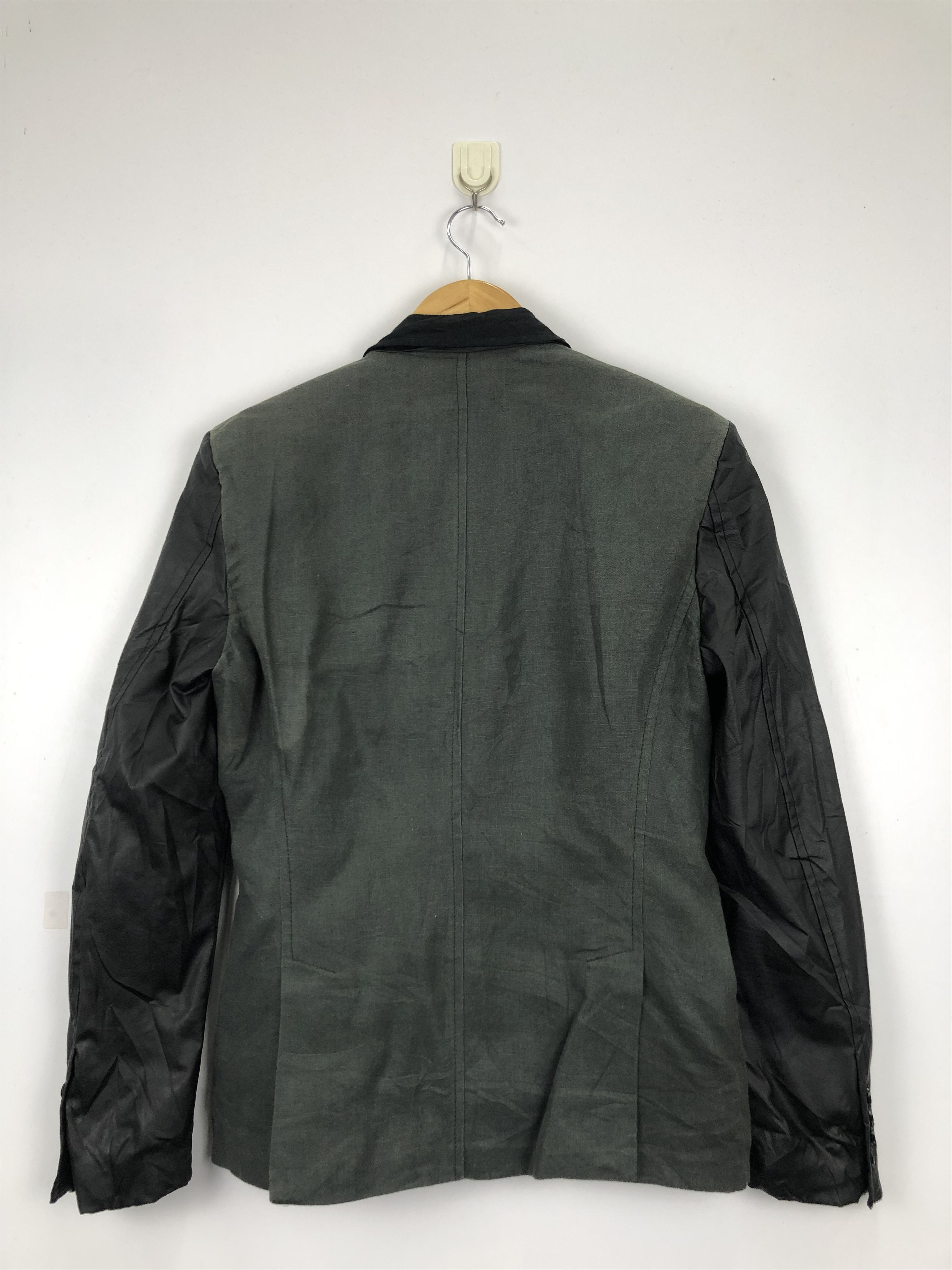 Zara Vintage Zara Limited Edition Leather Sleeve Jacket V0384 Size US M / EU 48-50 / 2 - 3 Thumbnail