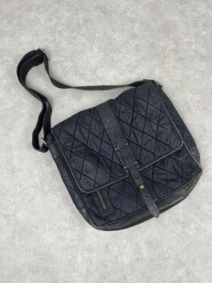 Dolce & Gabbana AW2003 Dolce & Gabbana Losange Black Leather Shoulder Bag Size ONE SIZE - 7 Thumbnail