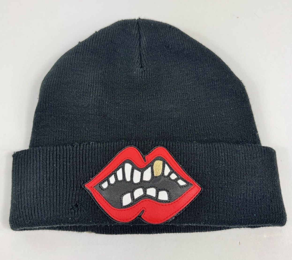 Chrome Hearts 1/1 SAMPLE MATTY BOY SEX RECORDS LIPS LEATHER PATCH