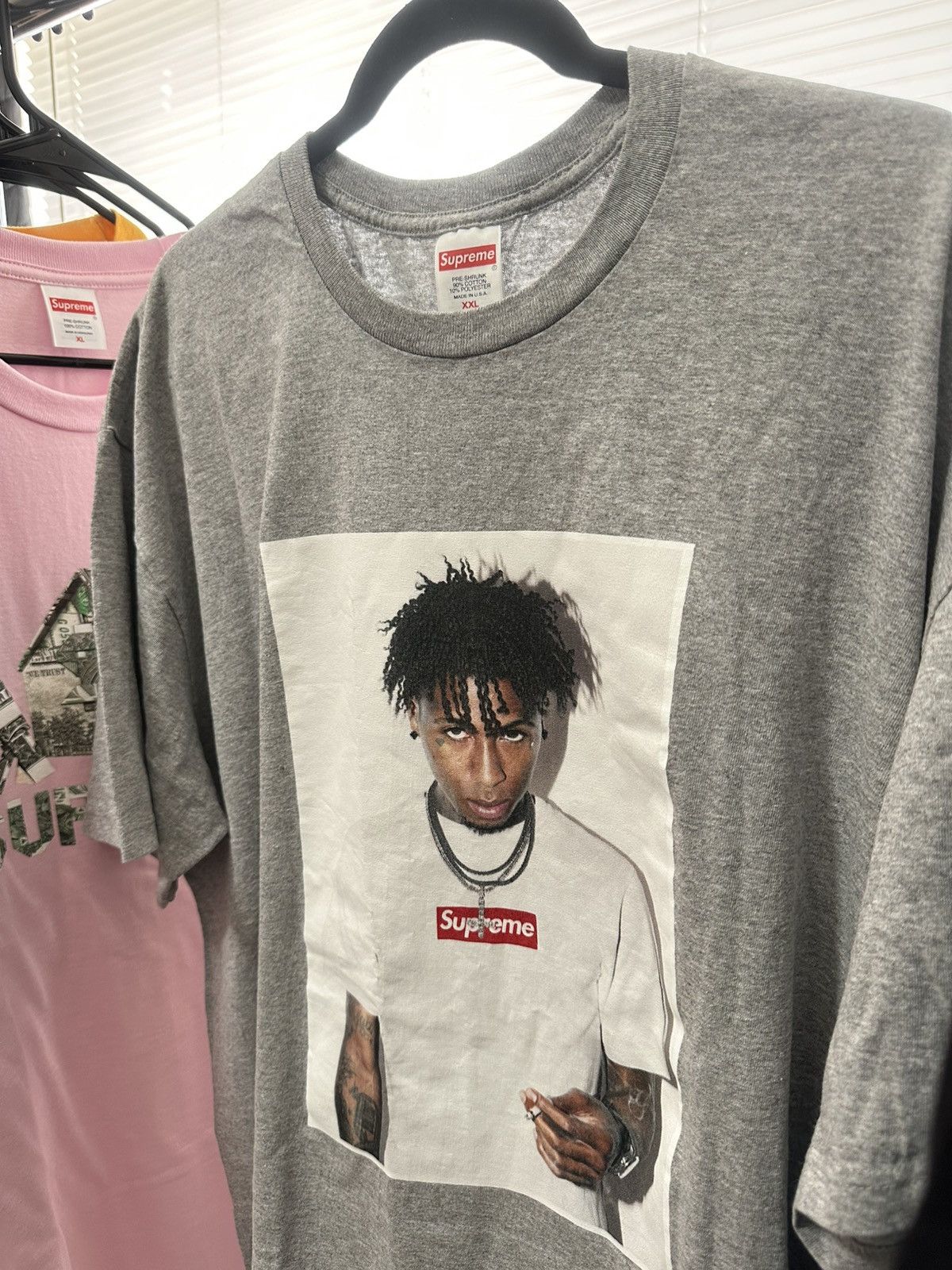 Supreme Sulreme x nba youngboy tee Size US XXL / EU 58 / 5 - 2 Thumbnail