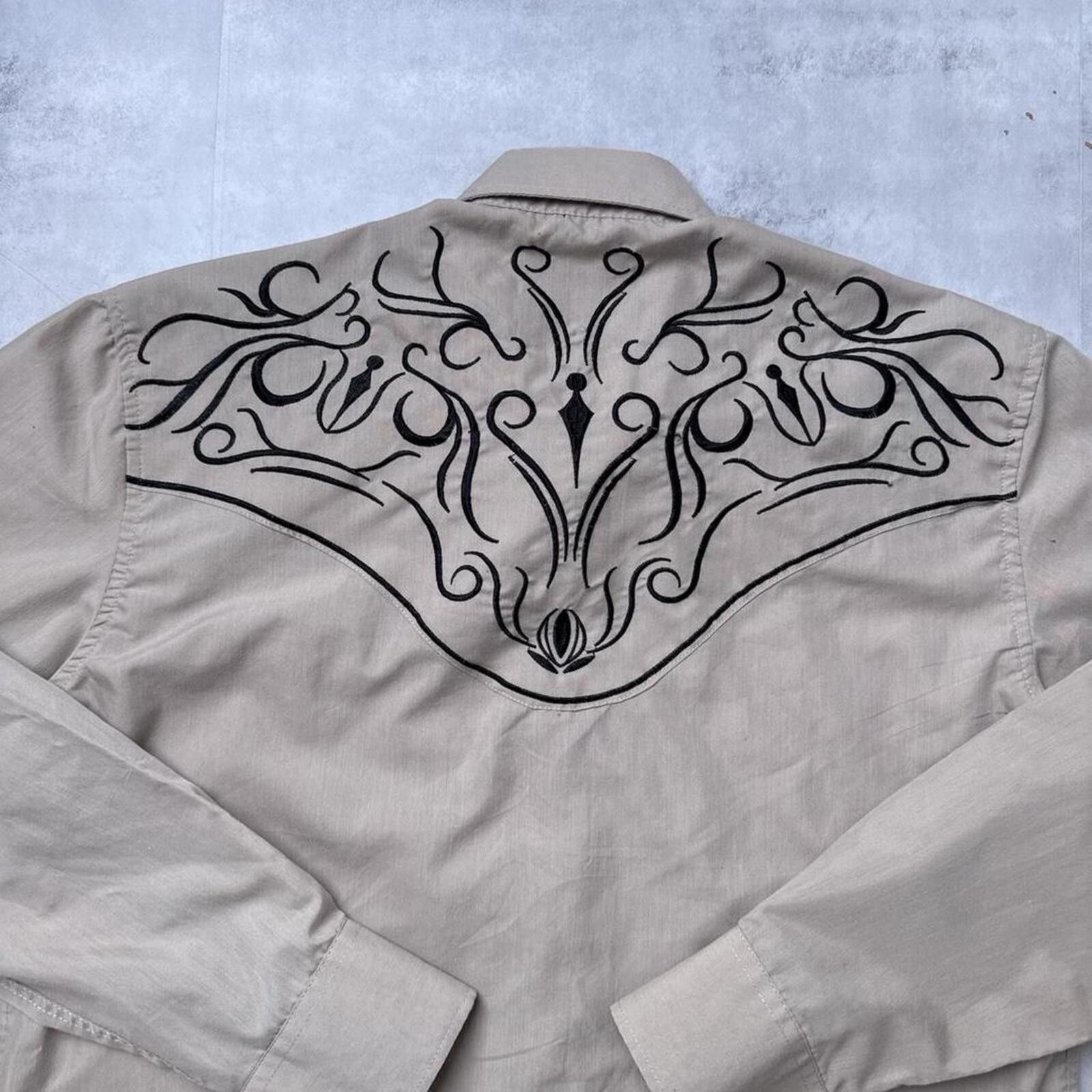 Affliction Y2K Liquid West 00s Button Up Grunge shirt Size US M / EU 48-50 / 2 - 7 Thumbnail