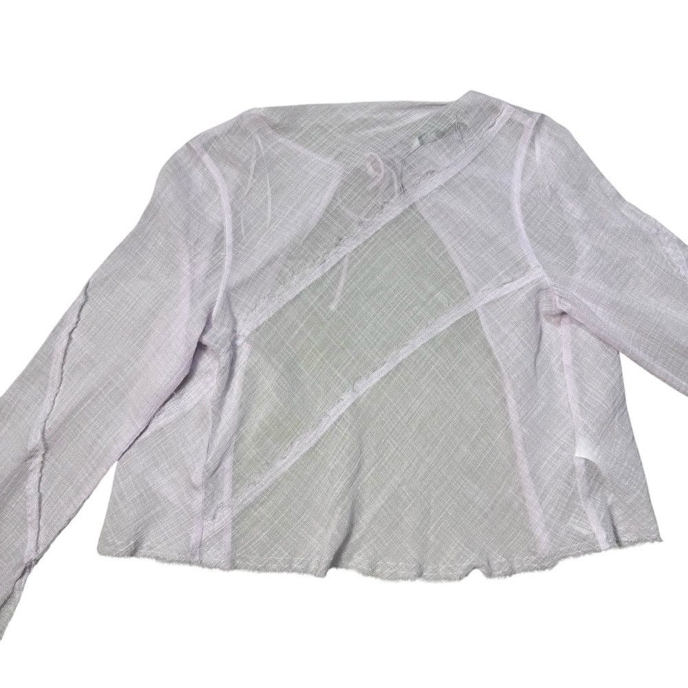 Zara New Zara Open Back Long Bell Sleeve Cotton Gauze Pink Blous Size M / US 6-8 / IT 42-44 - 5 Thumbnail