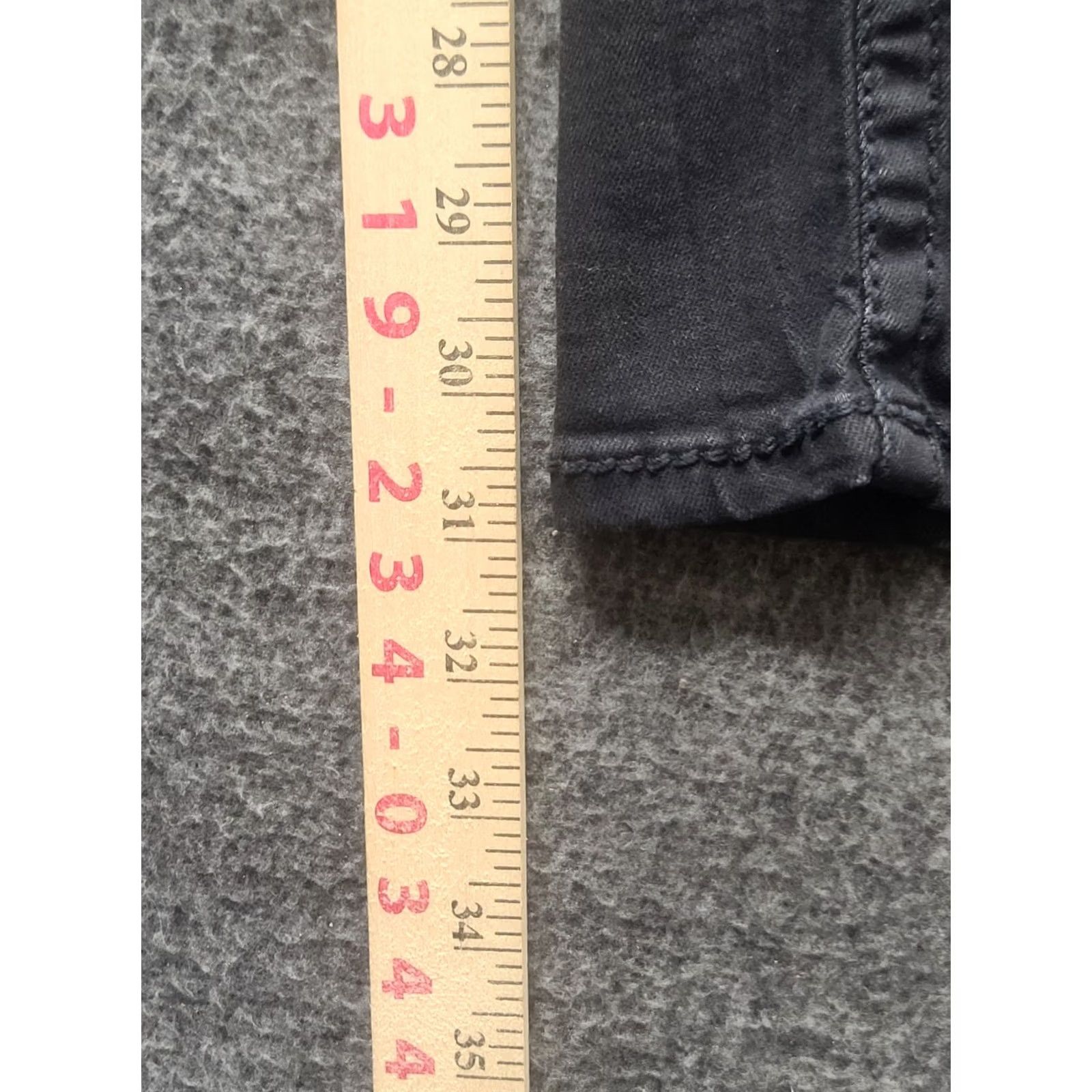 Vintage Salvage Jeans Mens 30x31 Regular Fit Mayhem Straight Leg Stretch Black Buckle Jeans Size US 30 / EU 46 - 5 Thumbnail