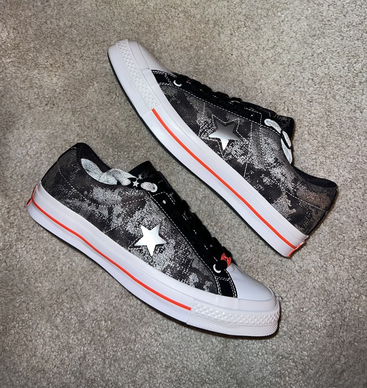 image of Converse One Star Ox Shoes in Almost Black, Men's (Size 11)