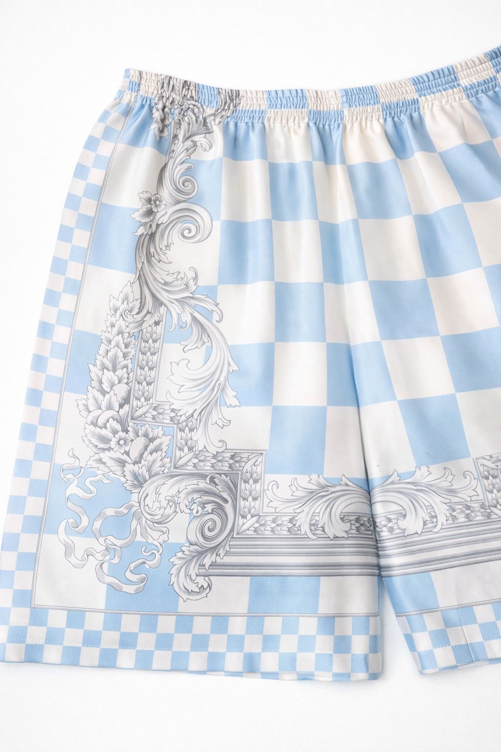 Versace Versace silk twill shorts baroque frame print size 58 Size US 42 / EU 58 - 2 Thumbnail