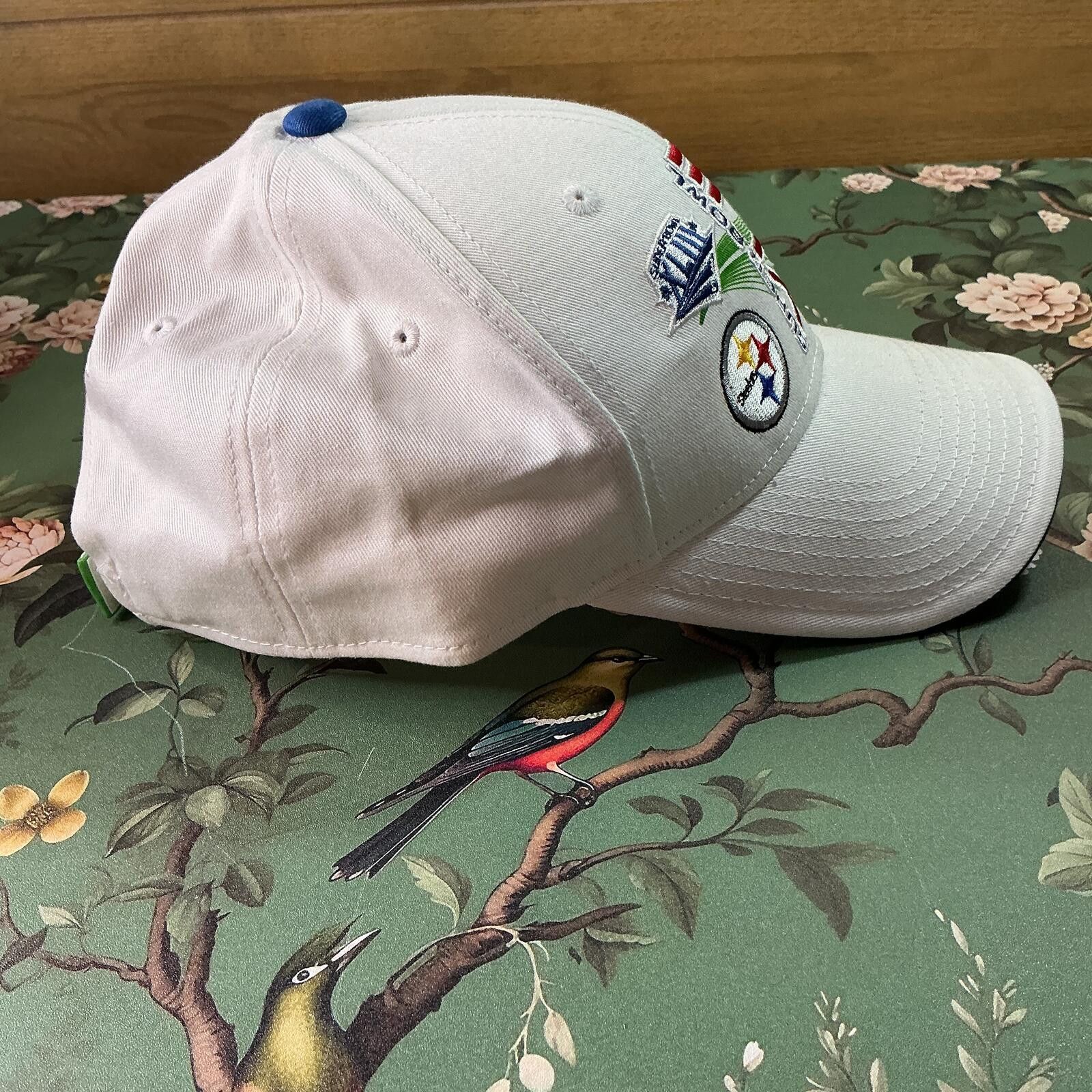 Reebok Reebok Hat White NFL Cardinals Steelers Tampa 2009 Strapback Size ONE SIZE - 2 Thumbnail
