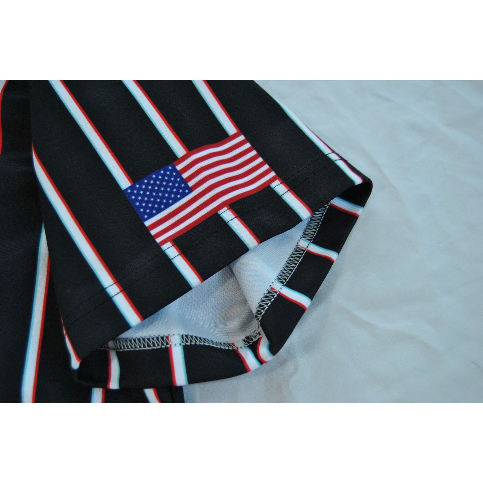 Other Wubaholics Jersey Shirt Black with Trippy Stripes #19 Size US L / EU 52-54 / 3 - 6 Thumbnail