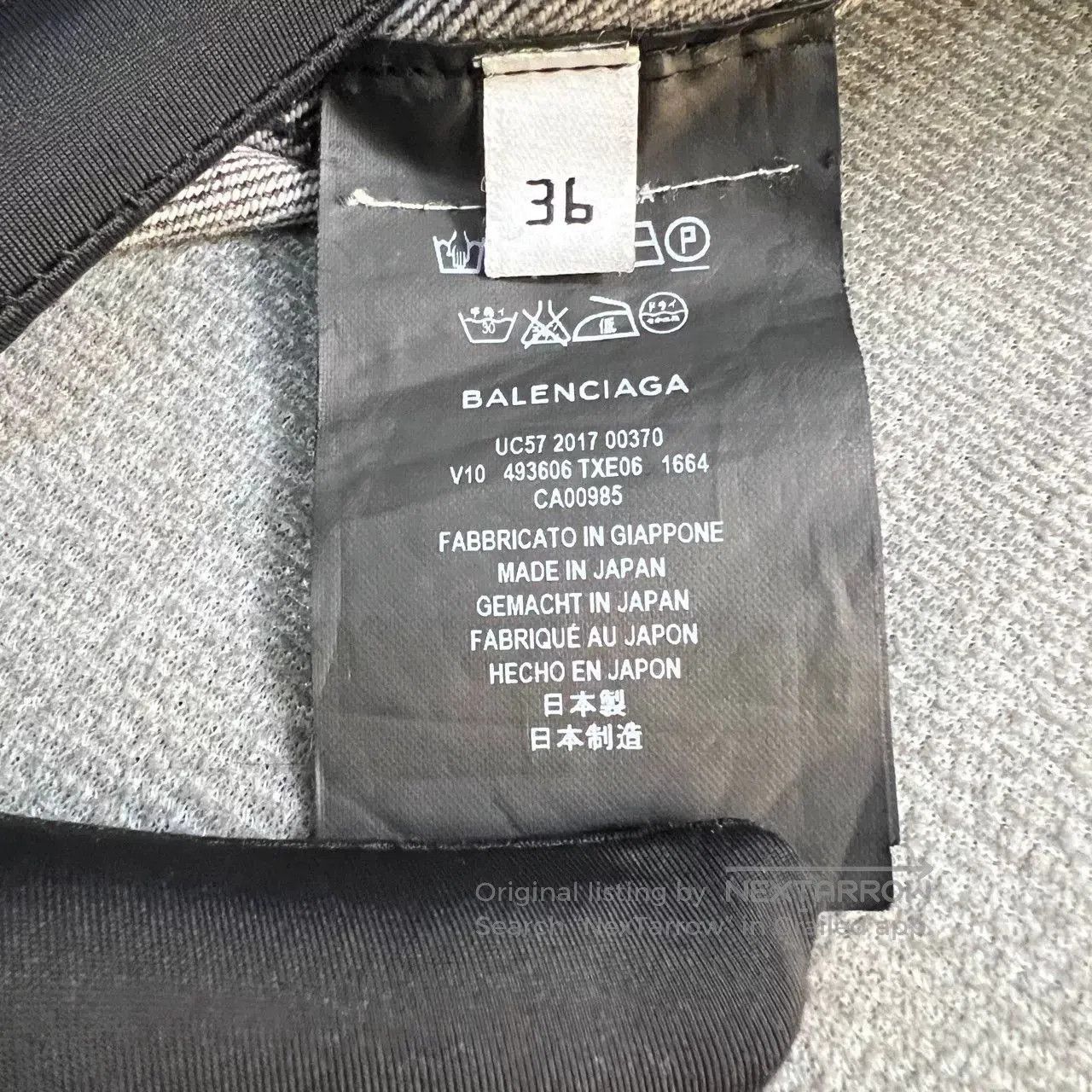 Balenciaga Balenciaga Denim Jacket. Size XS / US 0-2 / IT 36-38 - 6 Thumbnail