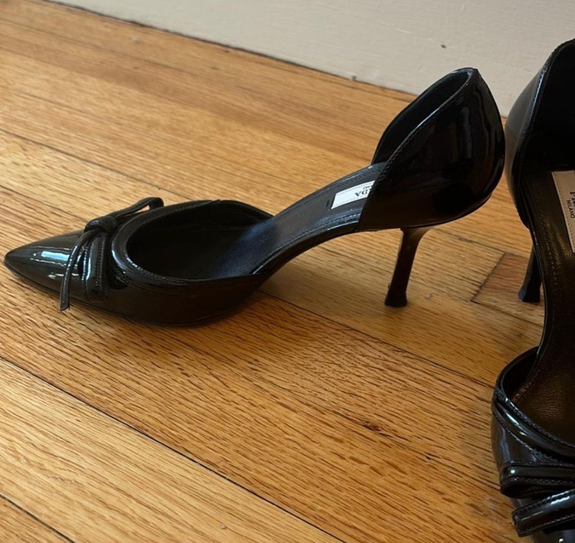 Prada Prada patent leather pumps Size US 8.5 / IT 38.5 - 4 Thumbnail