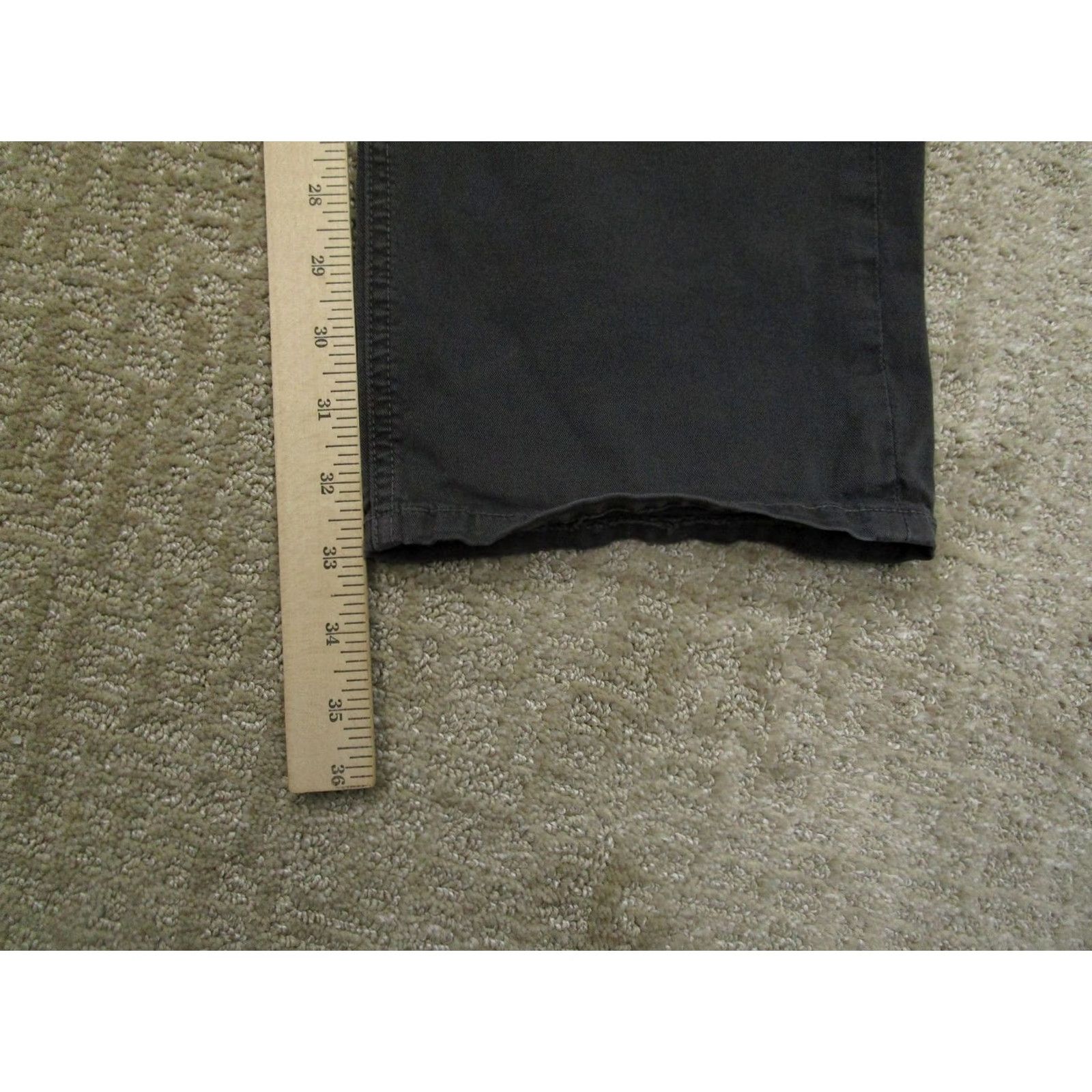 Paige PAIGE Gray Chino Pants Men 36 Straight Regular Rise 10-12 In 5-Pocket Cotton Twill USA Made Size US 36 / EU 52 - 7 Thumbnail