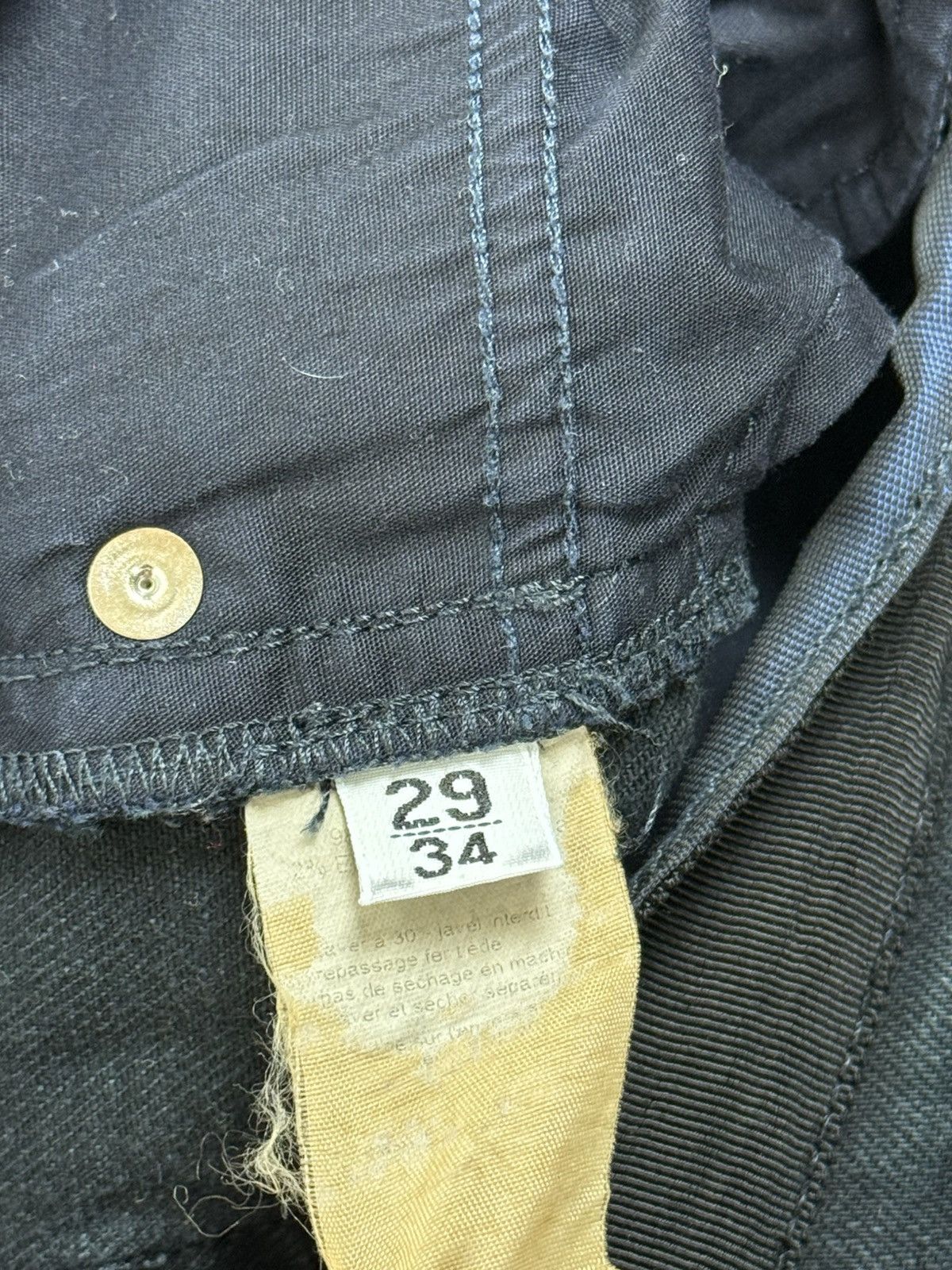 Lanvin Lanvin x Acne SS09 Albert Elbaz Era Denim Jeans 29/34 Size 29" - 7 Thumbnail