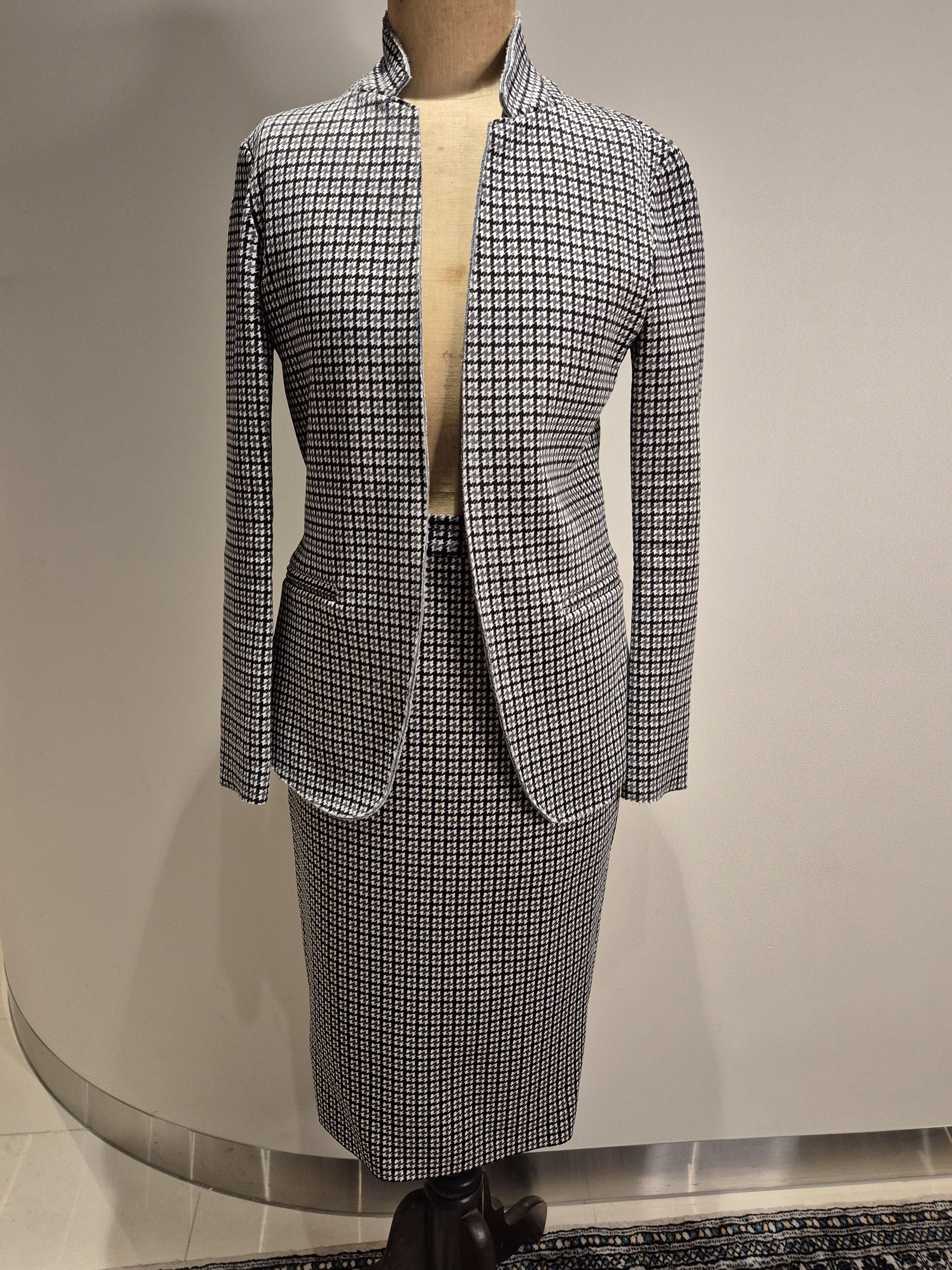 Max Mara Sportmax Code checked 2 piece suit Y2K Size S / US 4 / IT 40 - 1 Thumbnail