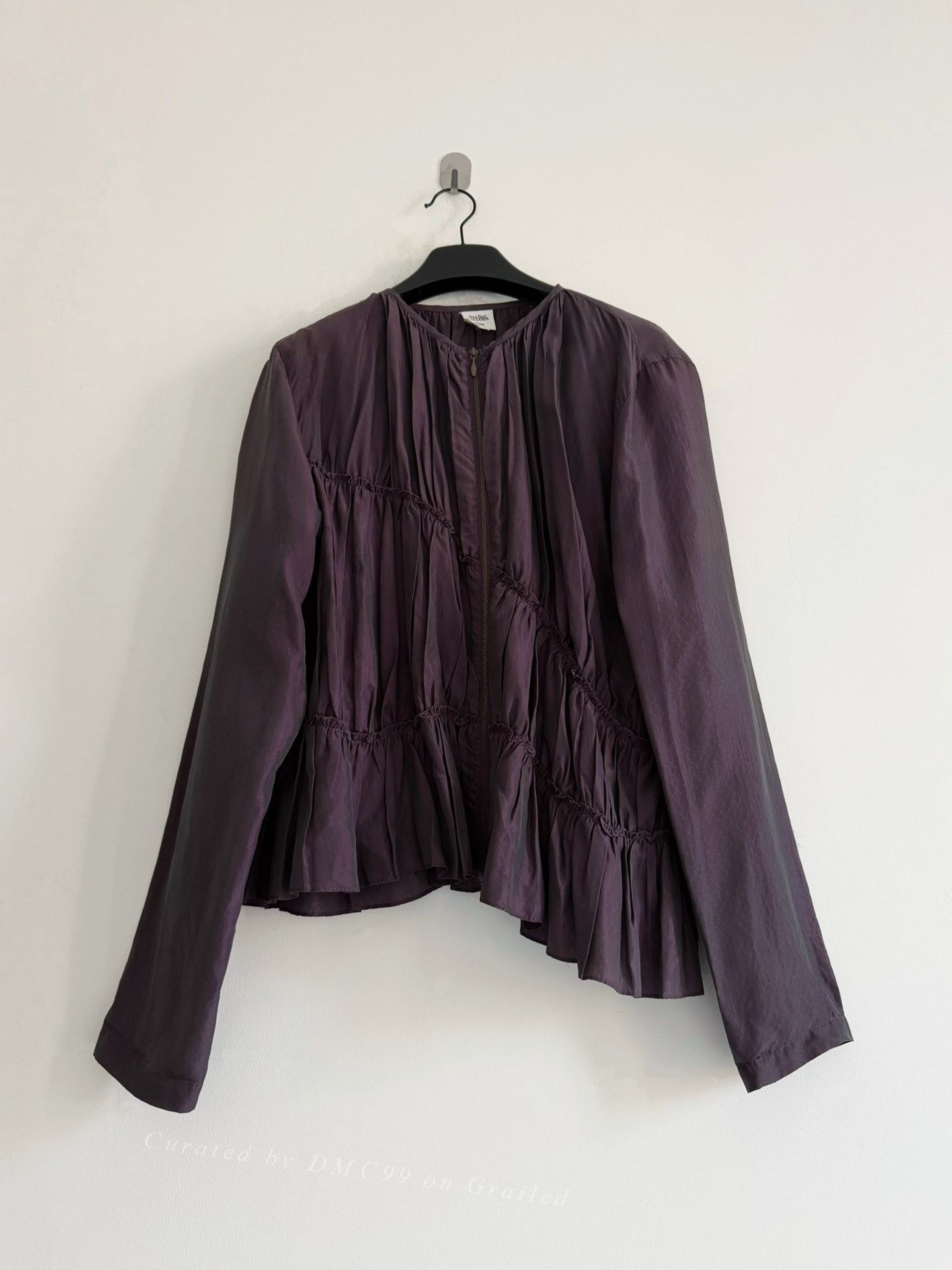 Jean Paul Gaultier Jean Paul Gaultier Vintage Pleated Iridescent Top Size S / US 4 / IT 40 - 1 Thumbnail