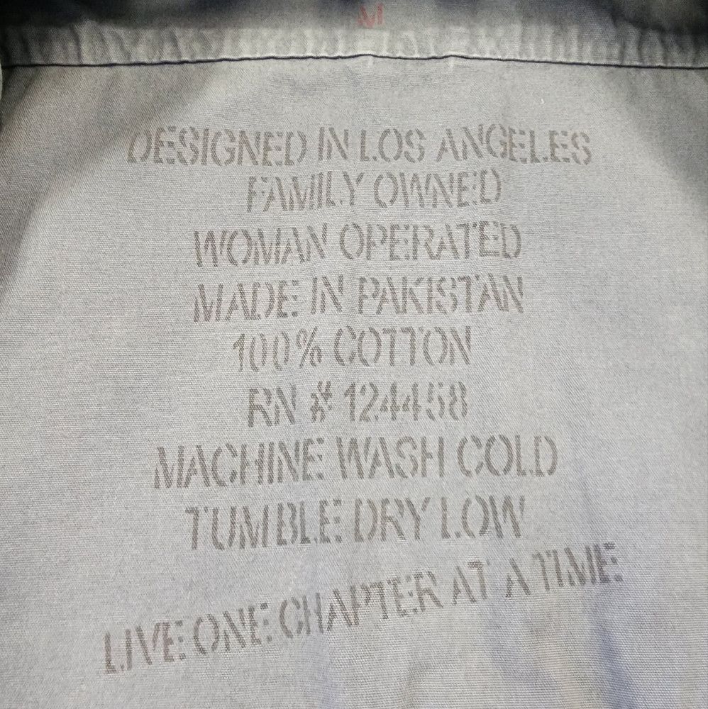Original Paperbacks OPB Men's Slate Utilitarian Zip/Snap Front Corduroy Collar Size US M / EU 48-50 / 2 - 8 Thumbnail