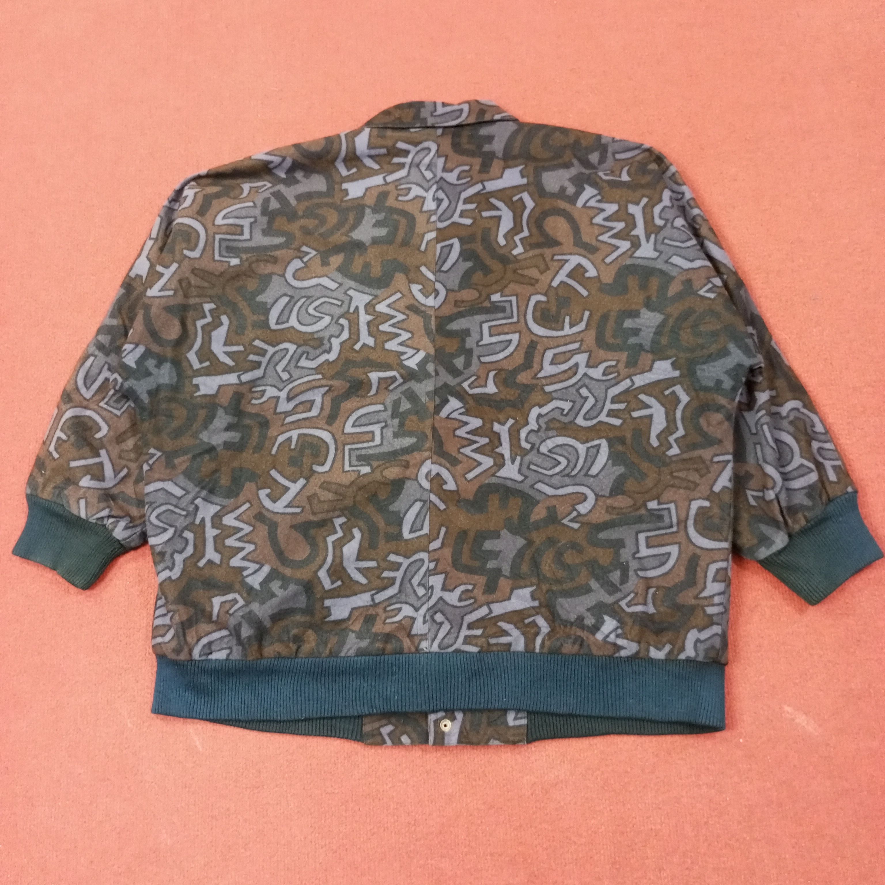 Vintage Nice Design Jacket c243n7 Size US XXL / EU 58 / 5 - 3 Thumbnail