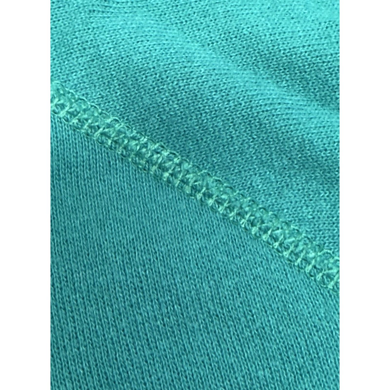 Hanes VINTAGE Hanes Beach Club Sweatshirt Hoodie Mens Unisex Adults Size M Green 80s Puff Print Retro Logo Graphic Print College Grunge Americana USA Size US M / EU 48-50 / 2 - 6 Thumbnail