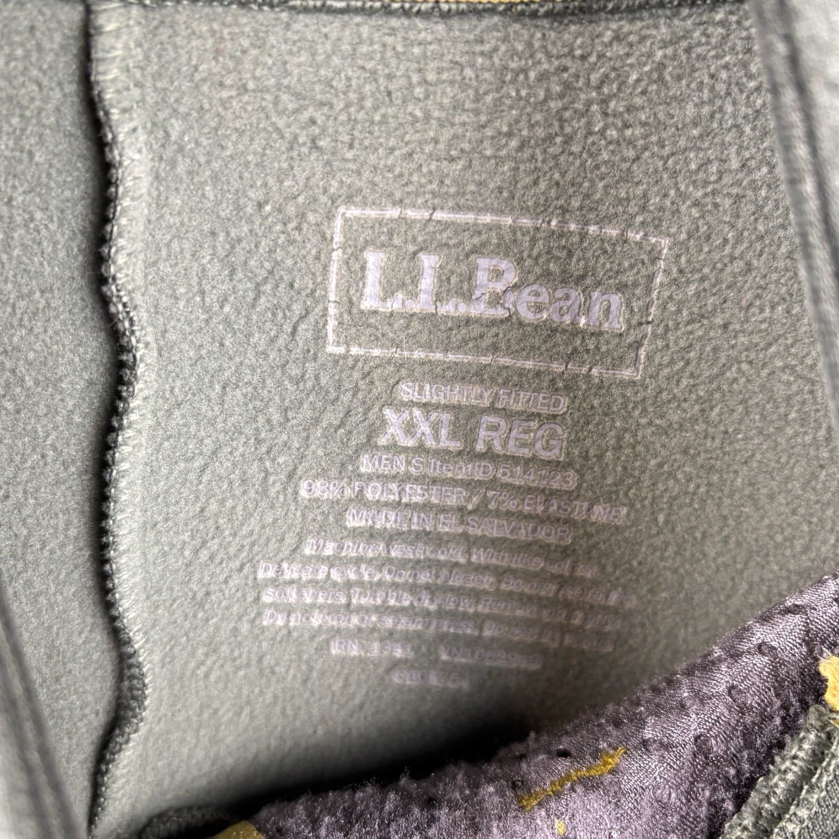 Vintage LL Bean Mountain Tech Fleece 1/2 Zip Jacket Men’s 2XL Olive Green Pullover Active Regular Size US XXL / EU 58 / 5 - 3 Thumbnail