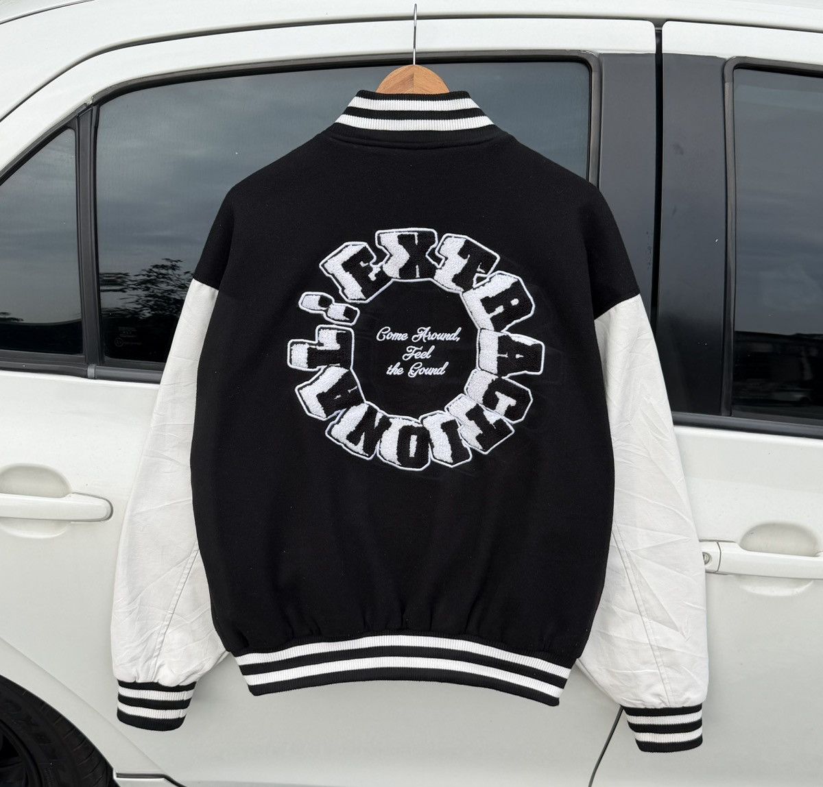 In The Attic A.T.C In The Attic Homme Melton Stadium Varsity Jacket Size US M / EU 48-50 / 2 - 9 Thumbnail