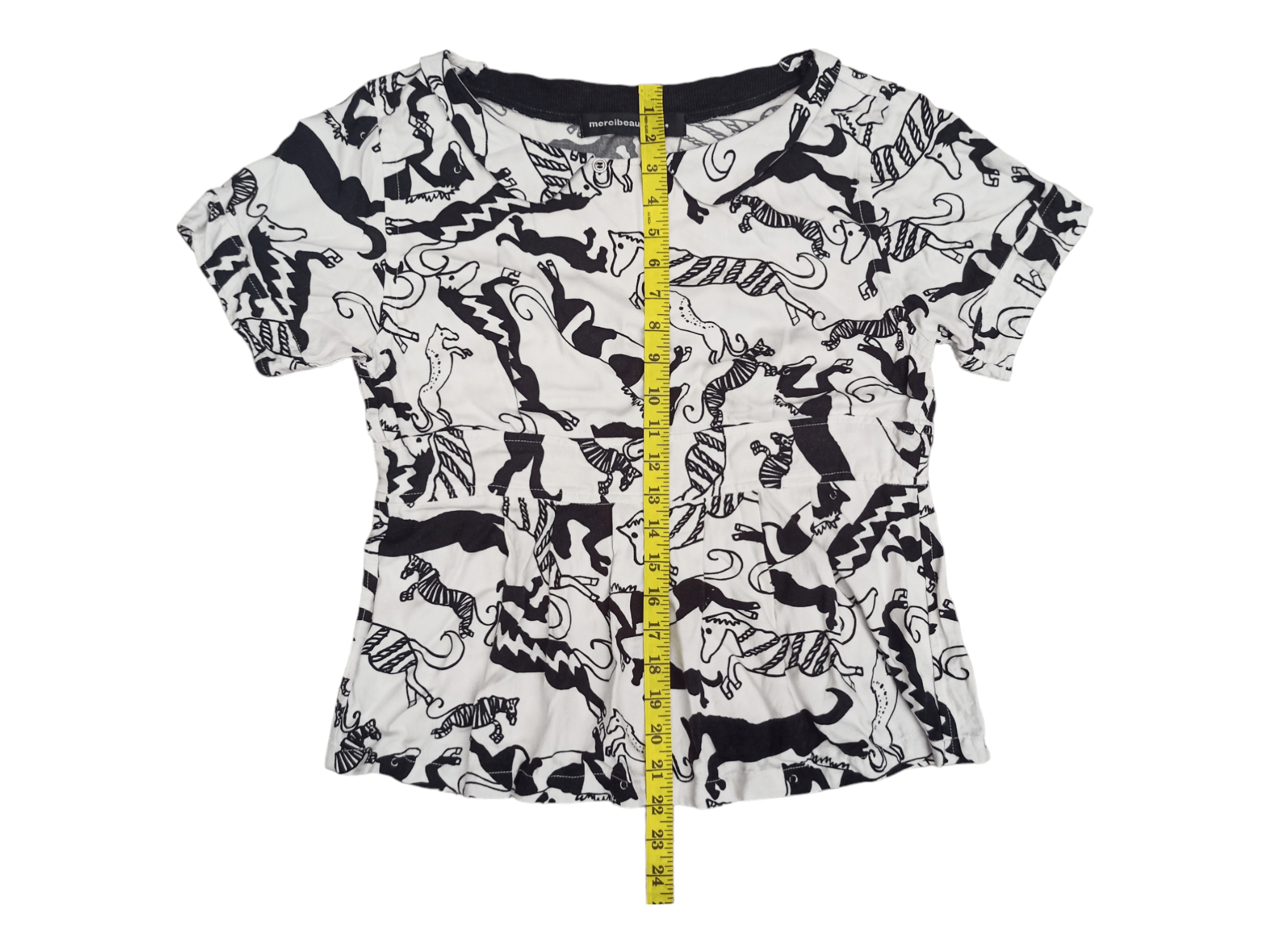 Issey Miyake Mercibeaucoup By Issey Miyake Full Printed Runway Blouses Size M / US 6-8 / IT 42-44 - 21 Thumbnail