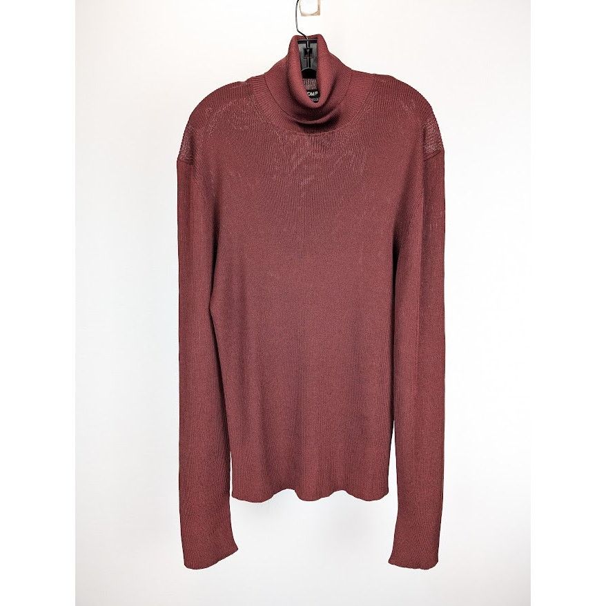 Tom Ford o1rshd1 Rollneck Sweater in Burgunday Size US XL / EU 56 / 4 - 1 Thumbnail