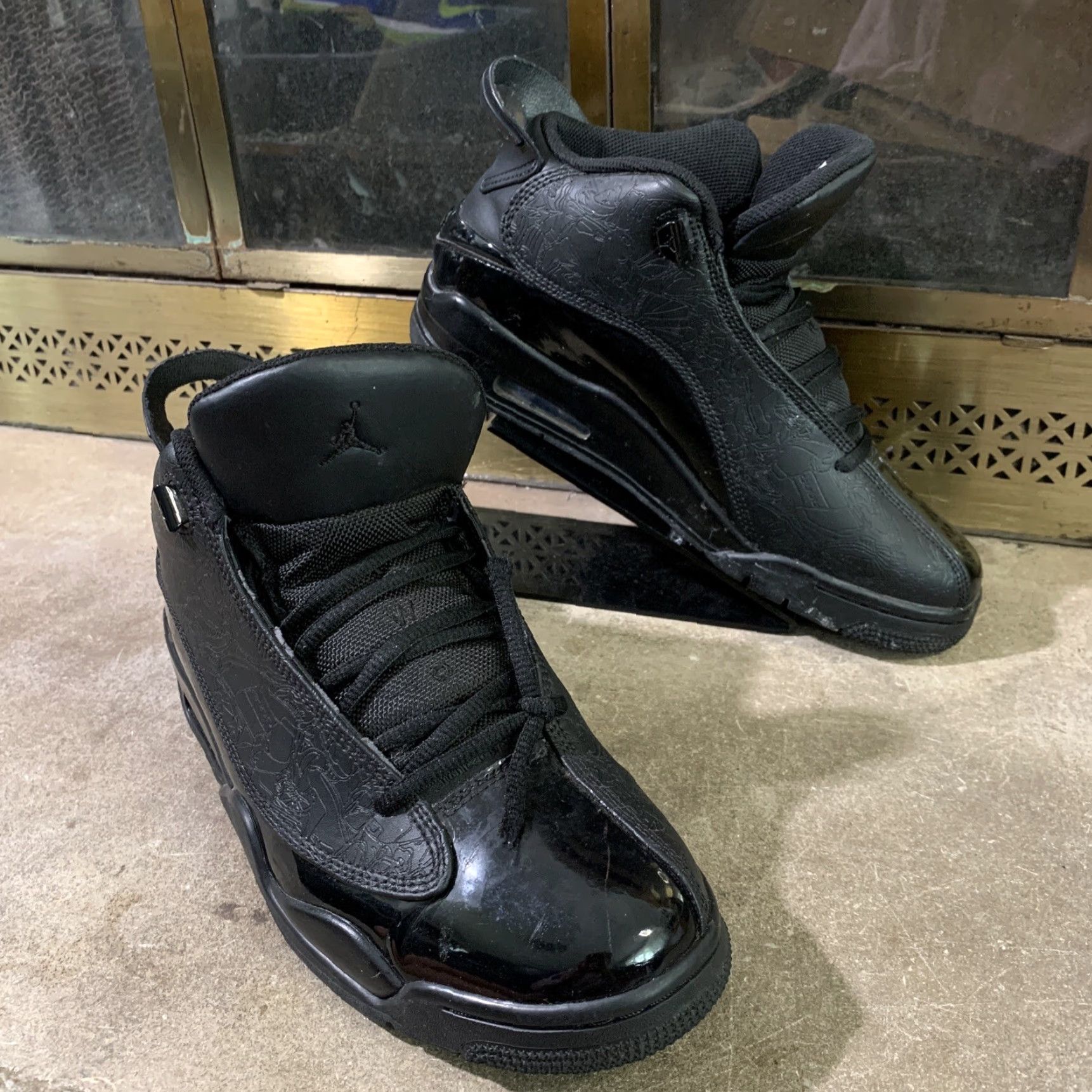 Nike VINTAGE Nike Air Jordan Dub Zero Black 311046-003 Men's Size 8 Limited Rare Basketball sneakers Size US 8 / EU 41 - 4 Thumbnail