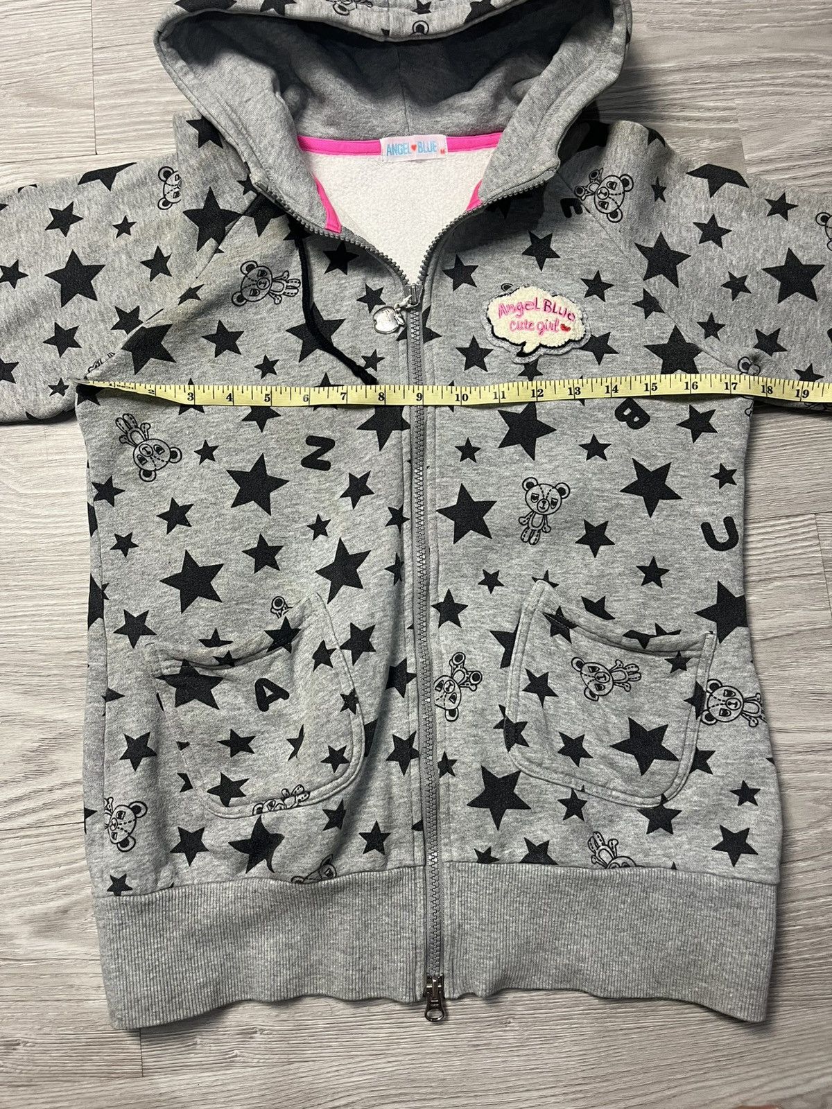 Angel Blue 2000s Angel Blue All Over Printed Y2k Hoodie Size M / US 6-8 / IT 42-44 - 5 Thumbnail