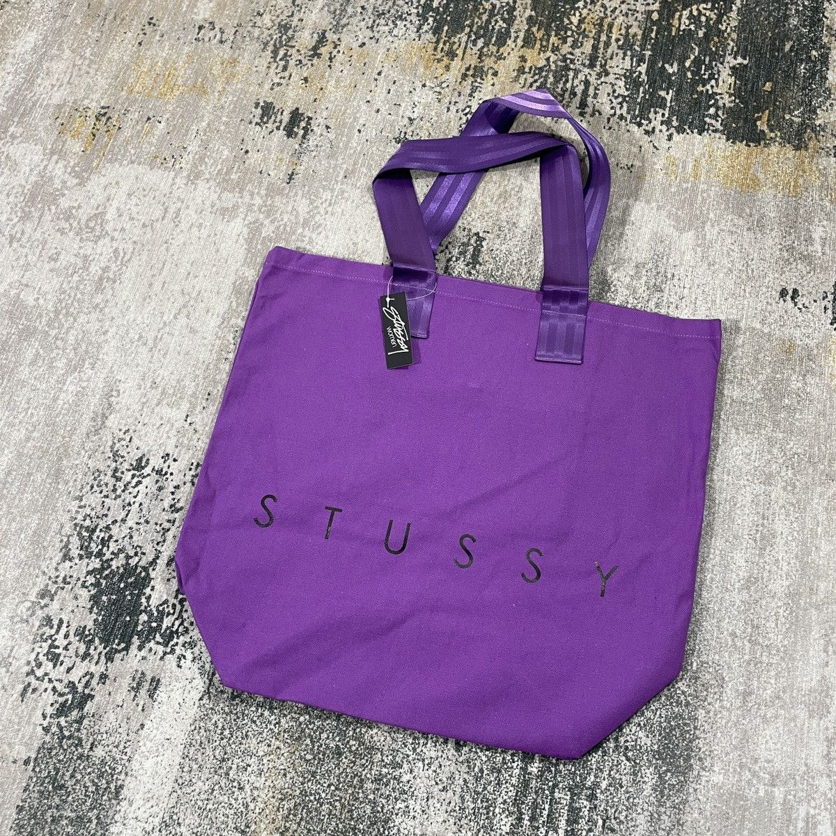 Stussy x No Vacancy Inn Canvas top Tote Bag