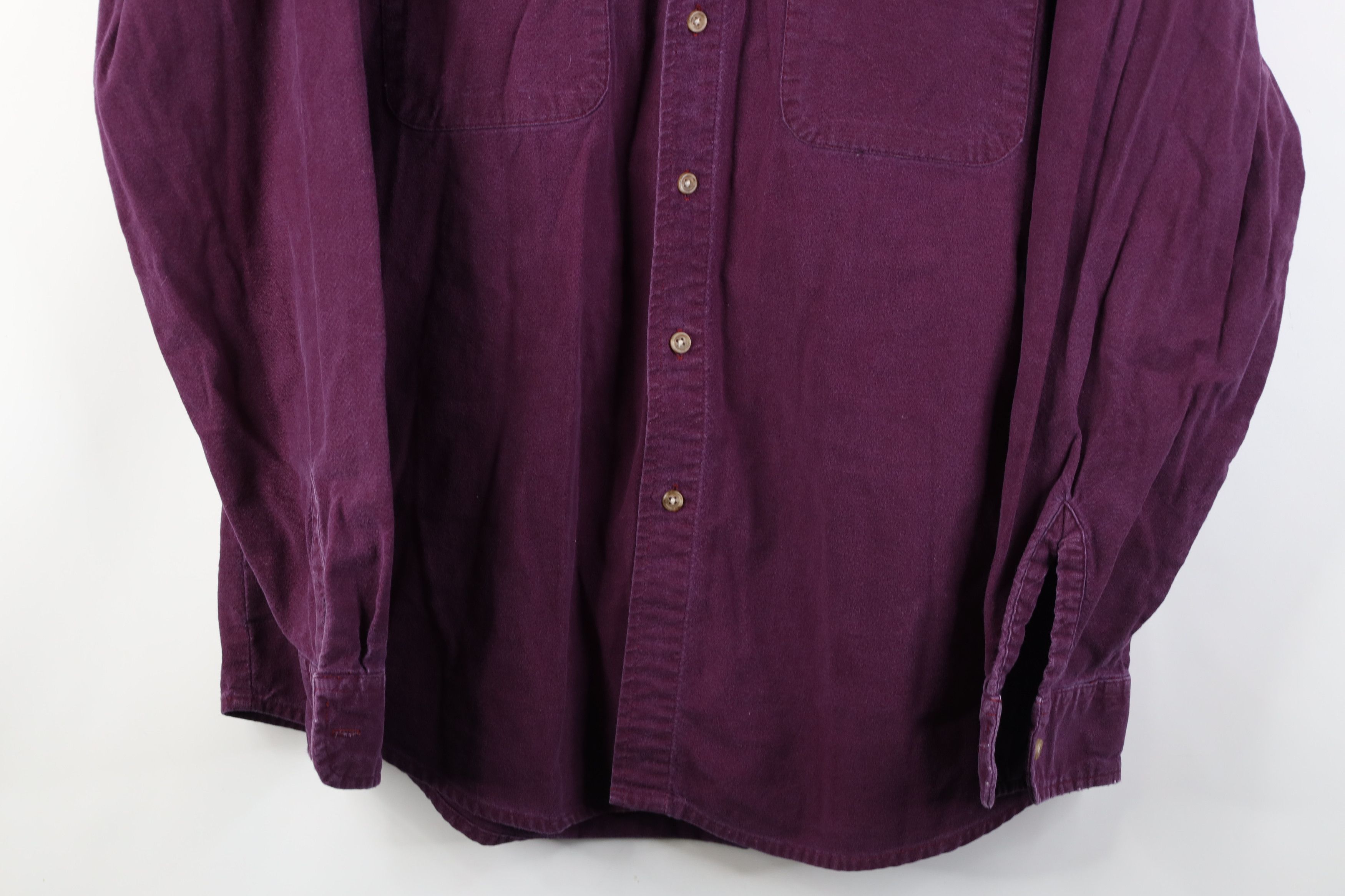 Vintage Vintage 90s Streetwear Chamois Collared Button Down Shirt Size US L / EU 52-54 / 3 - 3 Thumbnail