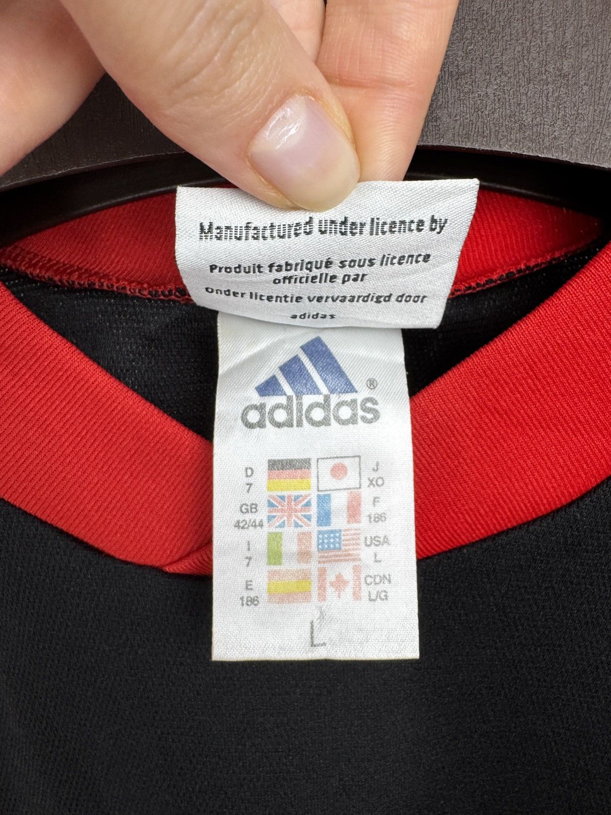 Adidas Adidas Coca-Cola UEFA EURO 2000 Soccer jersey football shirt Size US L / EU 52-54 / 3 - 10 Thumbnail