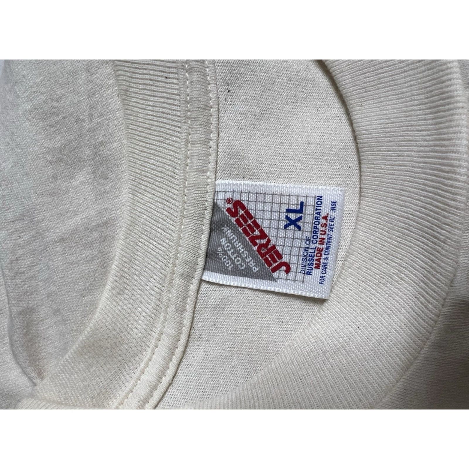 Jerzees VINTAGE Grand Canyon Graphic T-Shirt Cream XL JERZEES Men 90s Shirt USA Made Size US XL / EU 56 / 4 - 5 Thumbnail