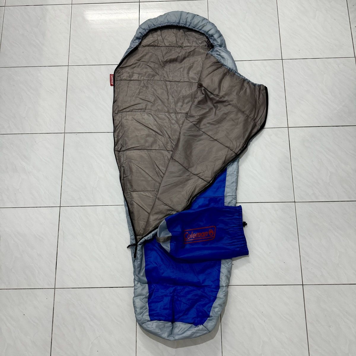 Other COLEMAN 'School Mummy/12' Sleeping Bag Blue/Grey JAPAN Size US M / EU 48-50 / 2 - 3 Thumbnail