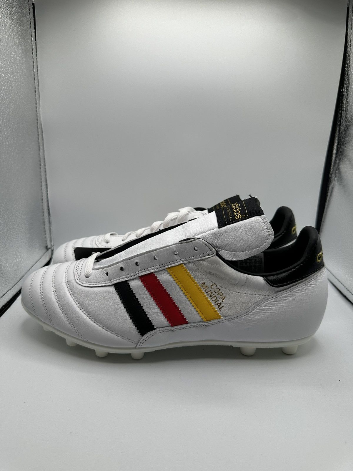 image of Adidas Copa Mundial Fg “Germany” Shoes in White, Men's (Size 9.5)