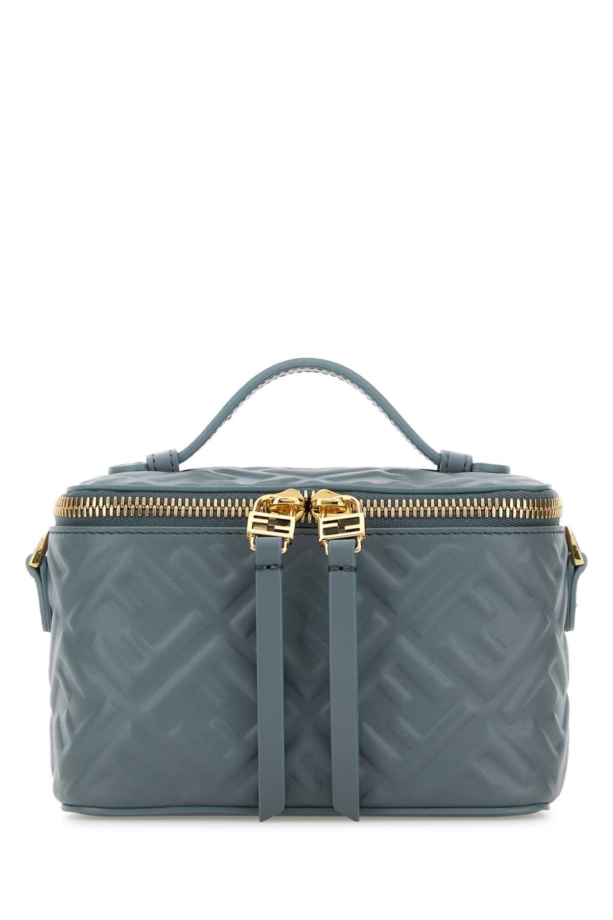 Fendi Cerulean Blue Leather Fendi Vanity Handbag Size ONE SIZE - 1 Thumbnail