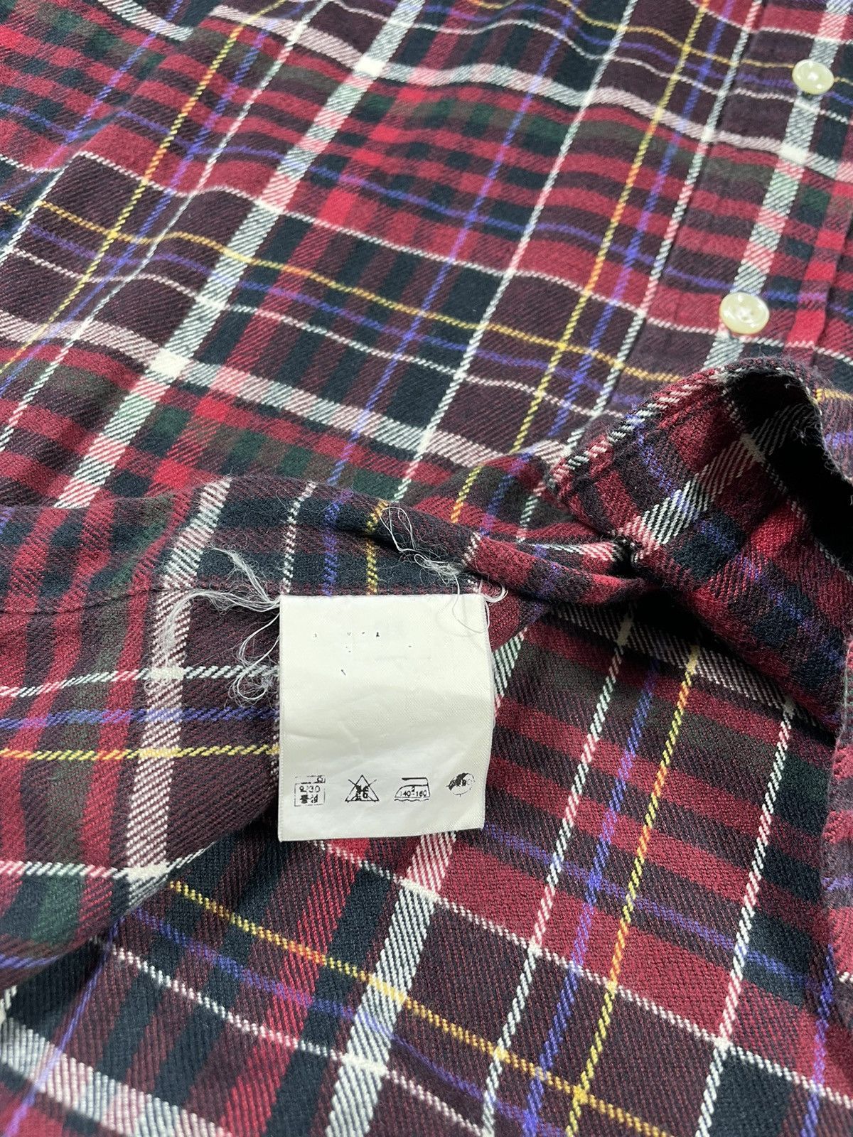 Flannel × Polo Ralph Lauren × Vintage Vintage 90s Polo Ralph Lauren flanel classic FIT Size US M / EU 48-50 / 2 - 7 Thumbnail