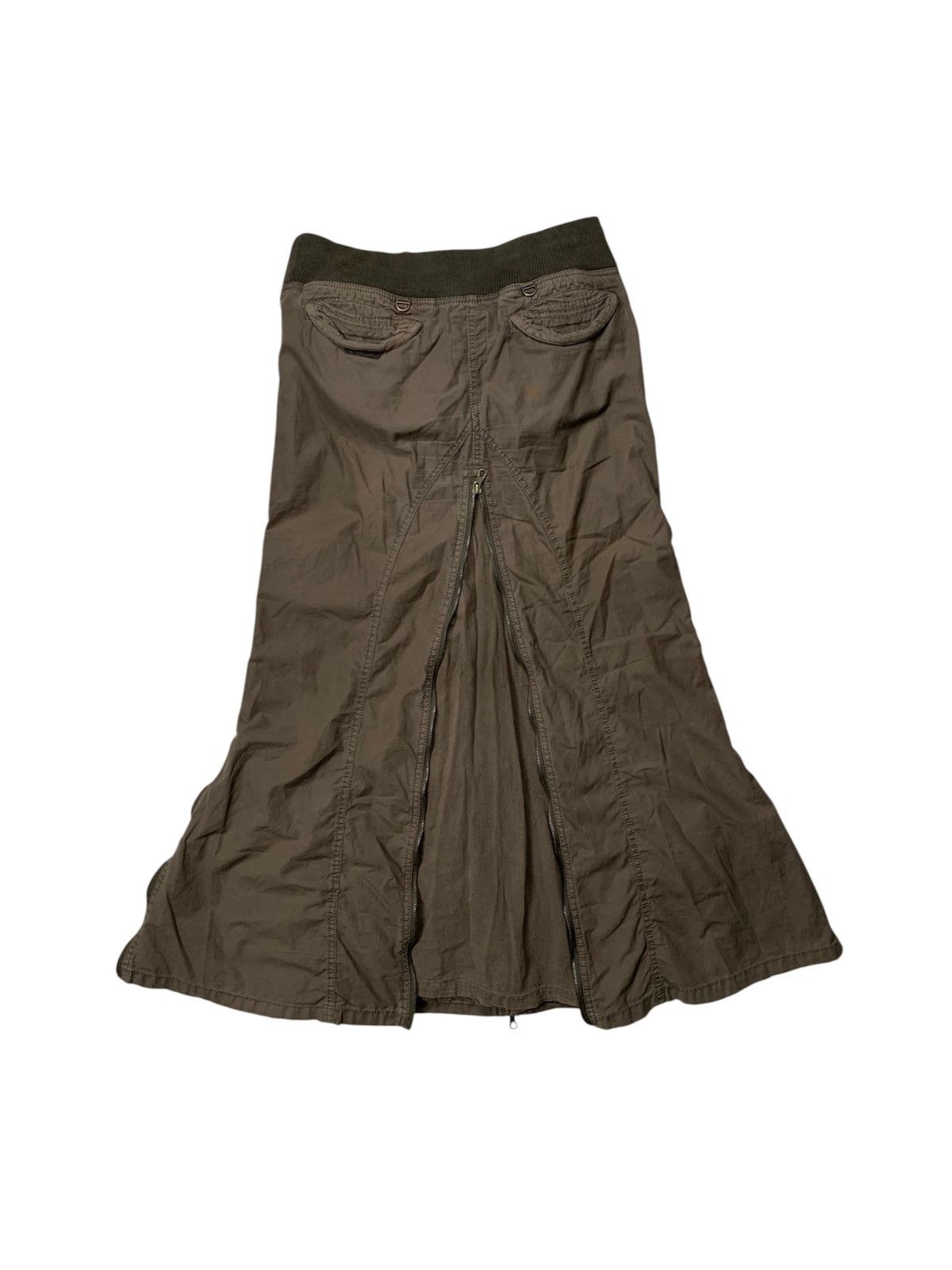 GOA 2000s G.O.A Military Bondage Cargo Skirt Size 32" / US 10 / IT 46 - 3 Thumbnail