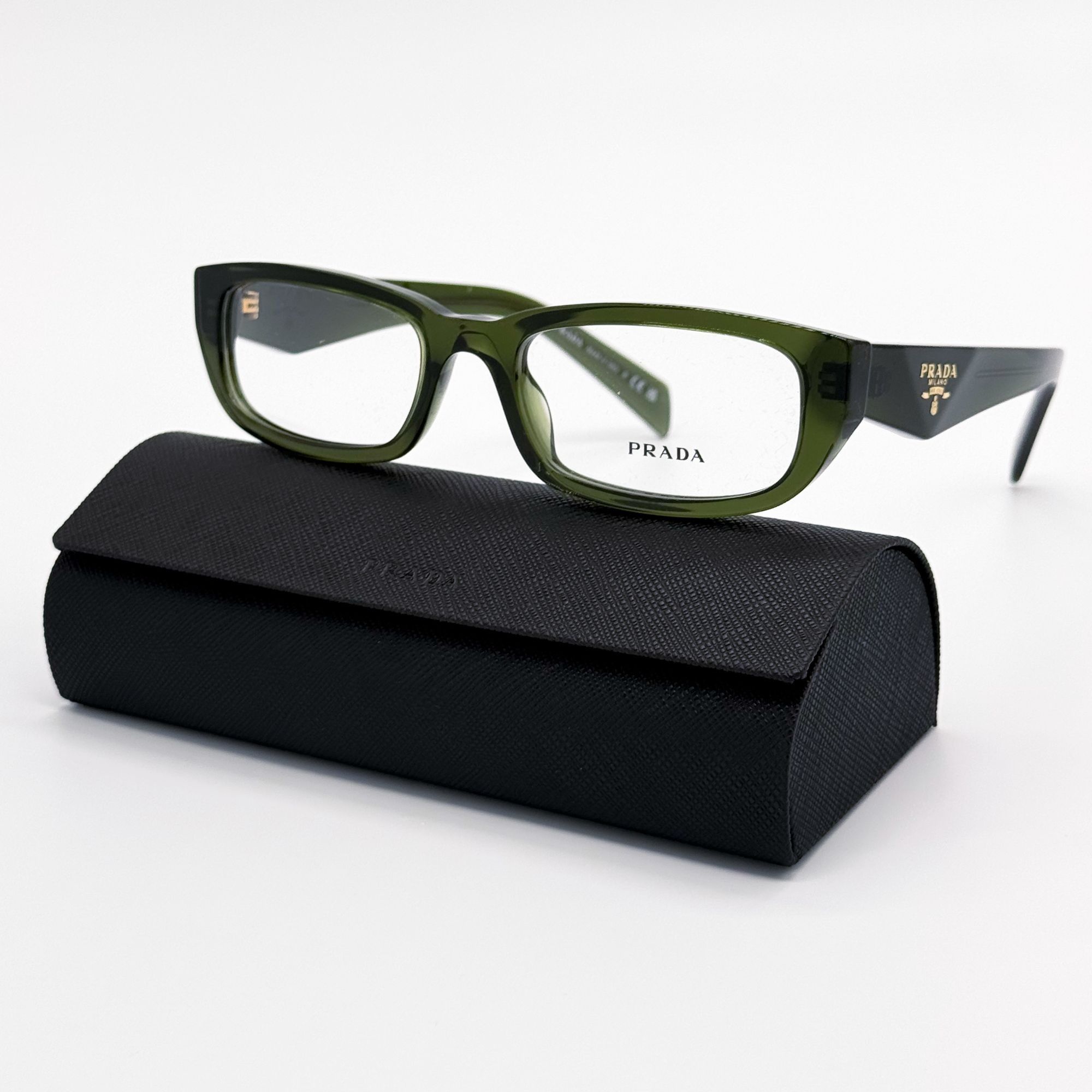 Prada NEW PRADA EYEGLASSES PRB05V 19Z1O1 GREEN UNISEX PR B05V 19Z1 Size ONE SIZE - 1 Thumbnail