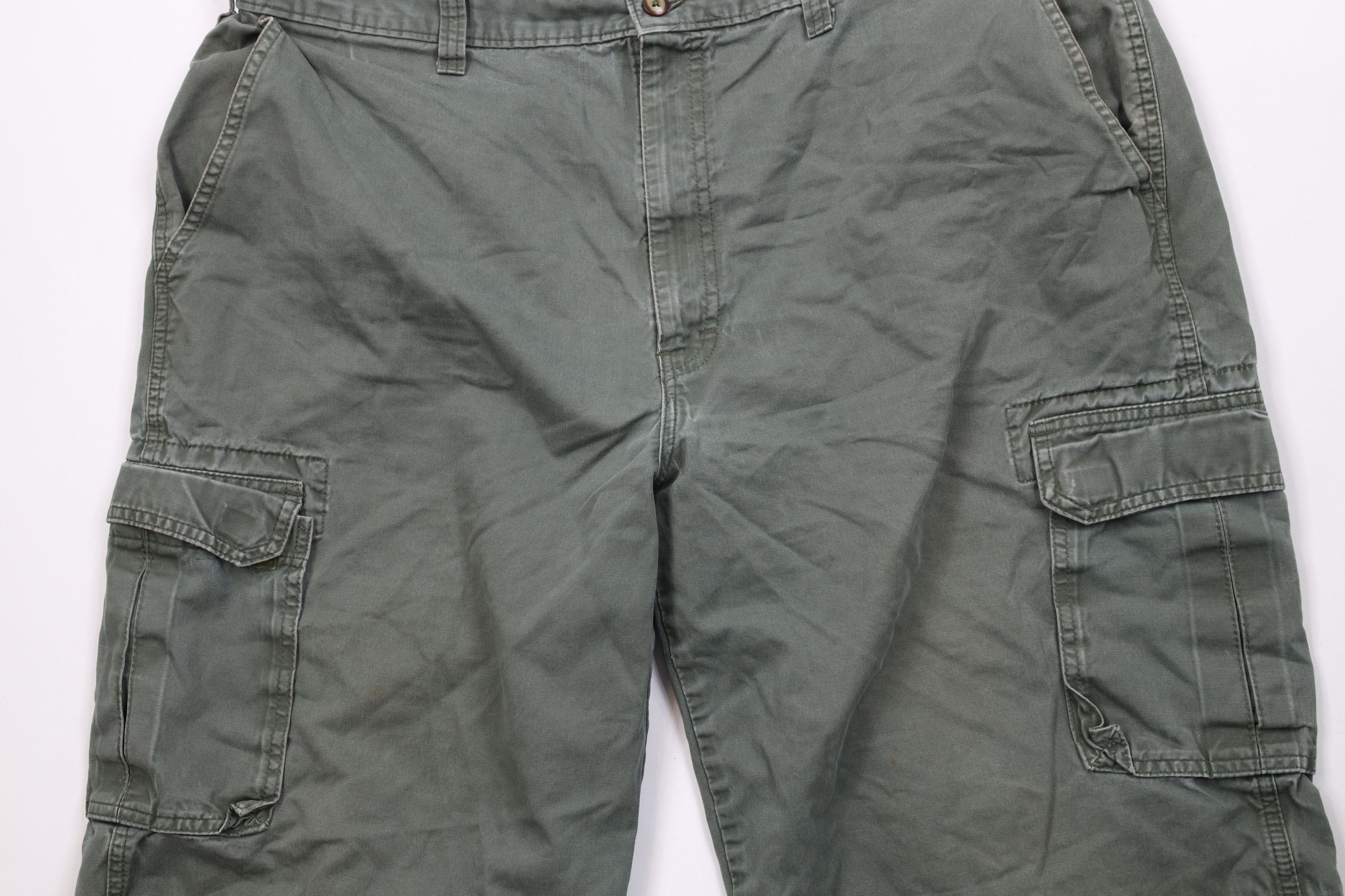 Dickies × Vintage Vintage Dickies Relaxed Fit Cargo Shorts Green Cotton Size US 40 / EU 56 - 3 Thumbnail