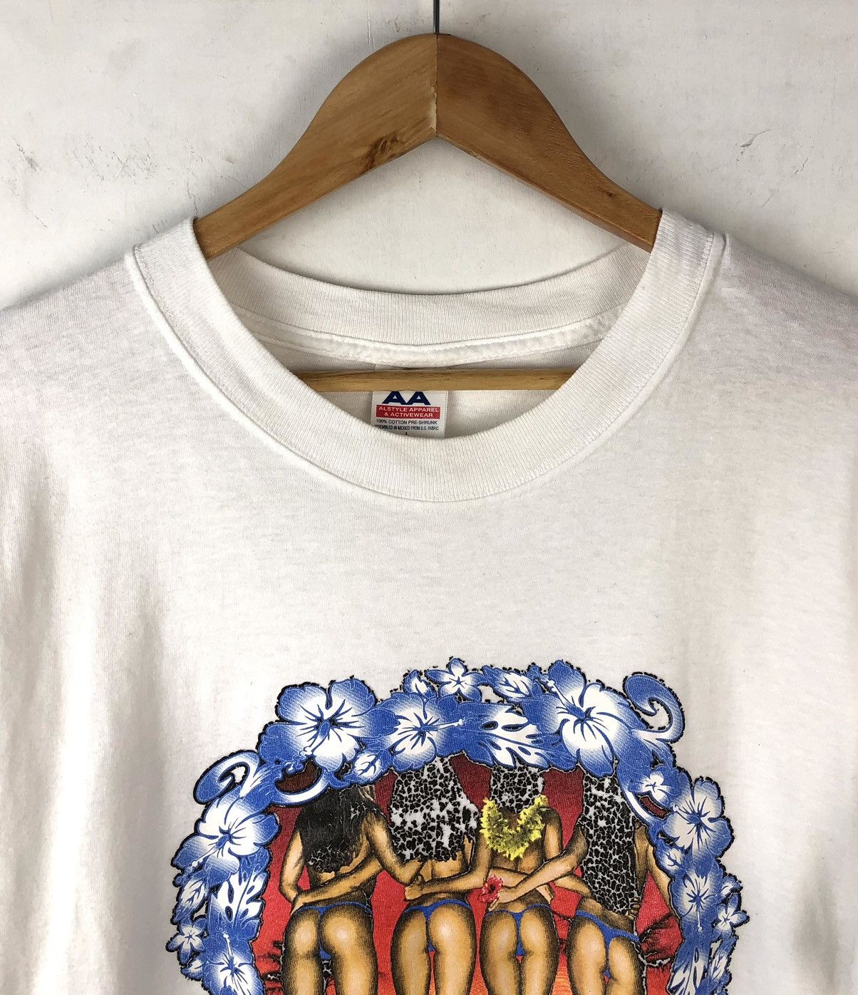 AAA × Vintage Vintage humor beach girls Hawaii 90s shirt dope design Large Size US L / EU 52-54 / 3 - 3 Thumbnail