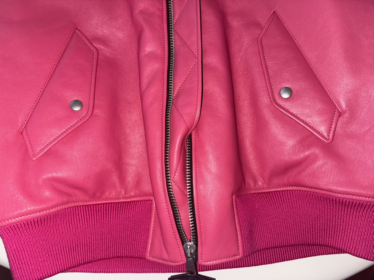 Prada Prada pink leather bomber Size US S / EU 44-46 / 1 - 4 Thumbnail