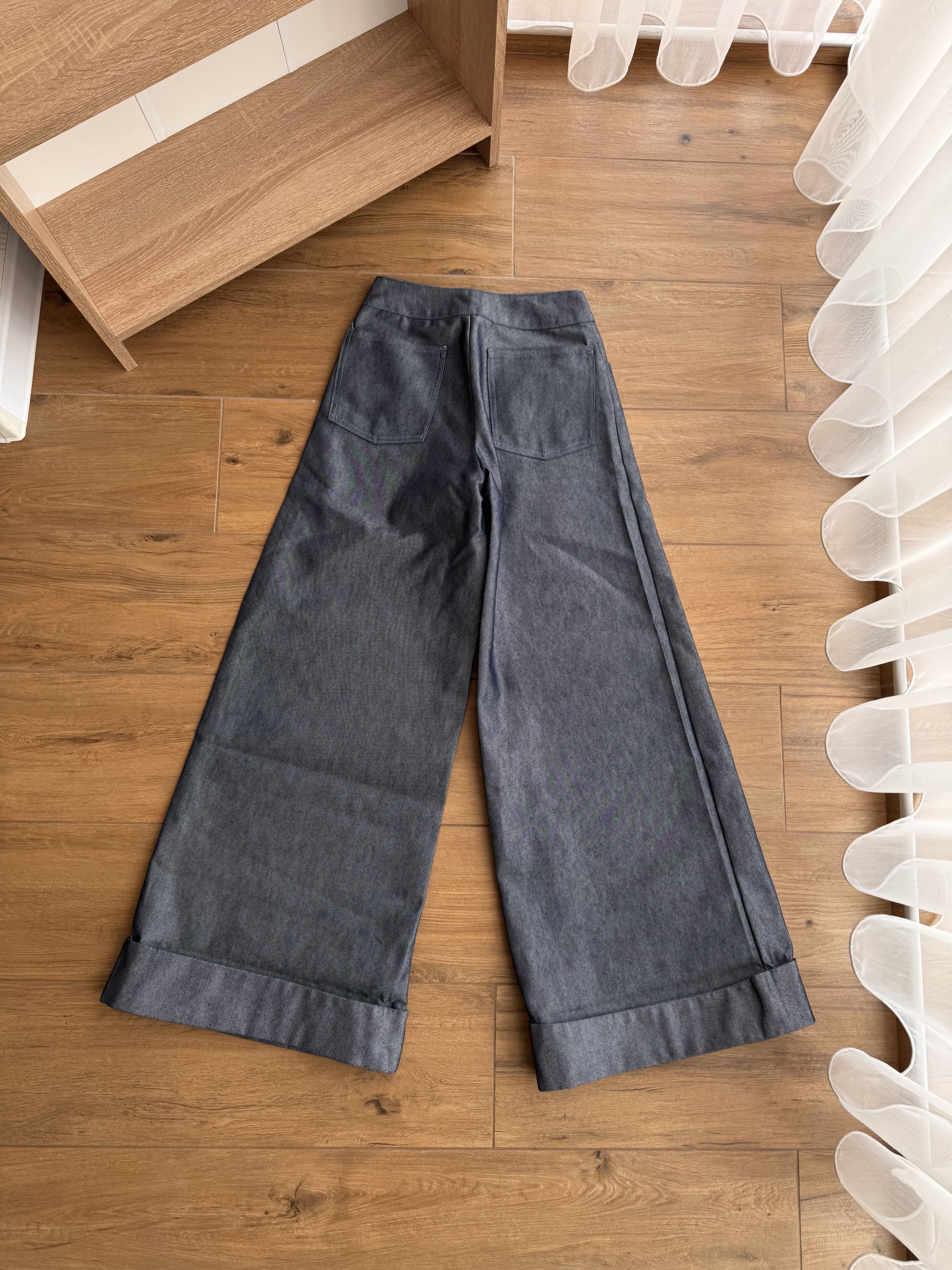 Japanese Brand × Vintage Vintage Auruze for Beau Baker 90s Skate Wide Leg Denim Jeans Size US 26 / EU 42 - 1 Thumbnail