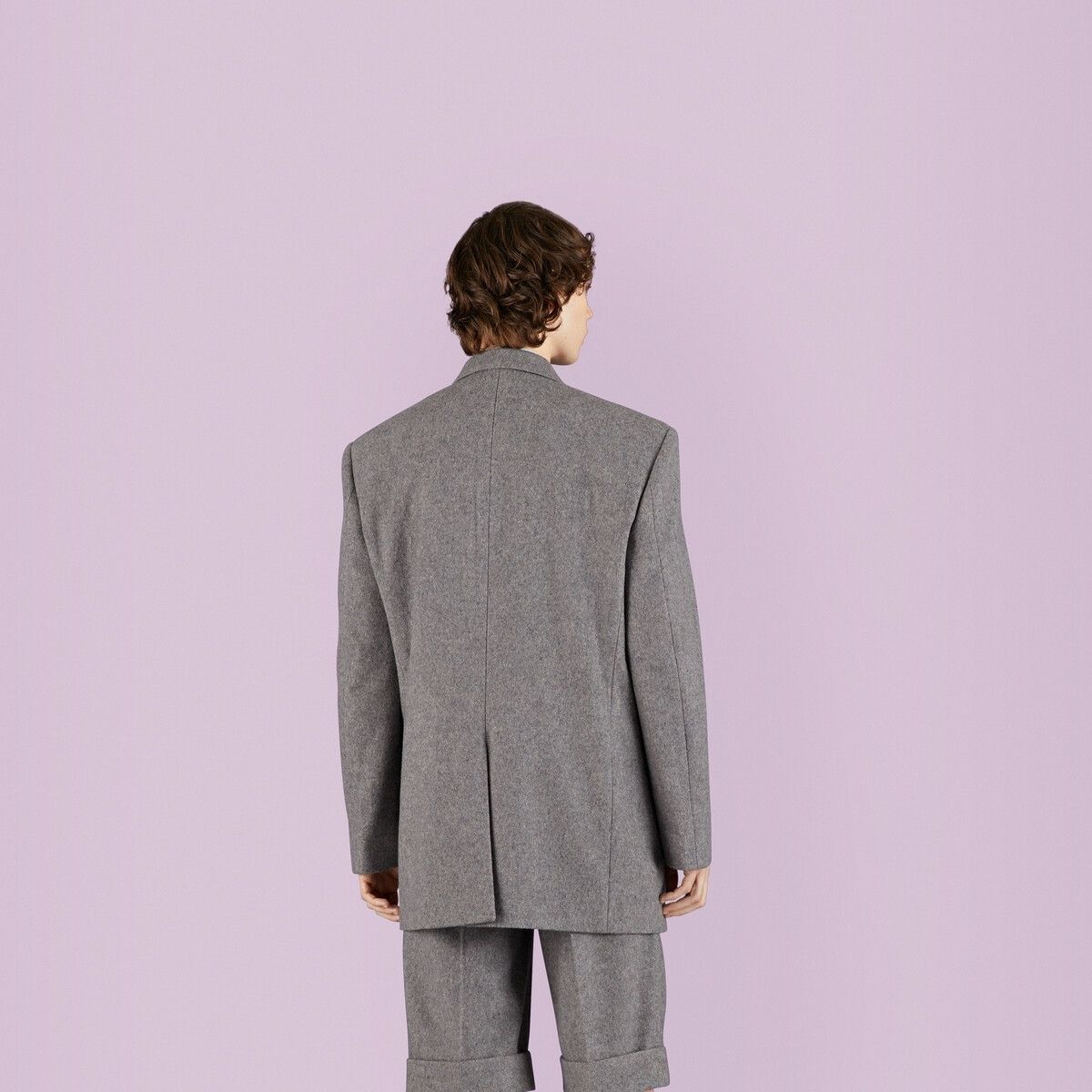 Gucci o1s1wg110125 Wool Cashmere Formal Jacket in Dark Grey Size US M / EU 48-50 / 2 - 8 Thumbnail